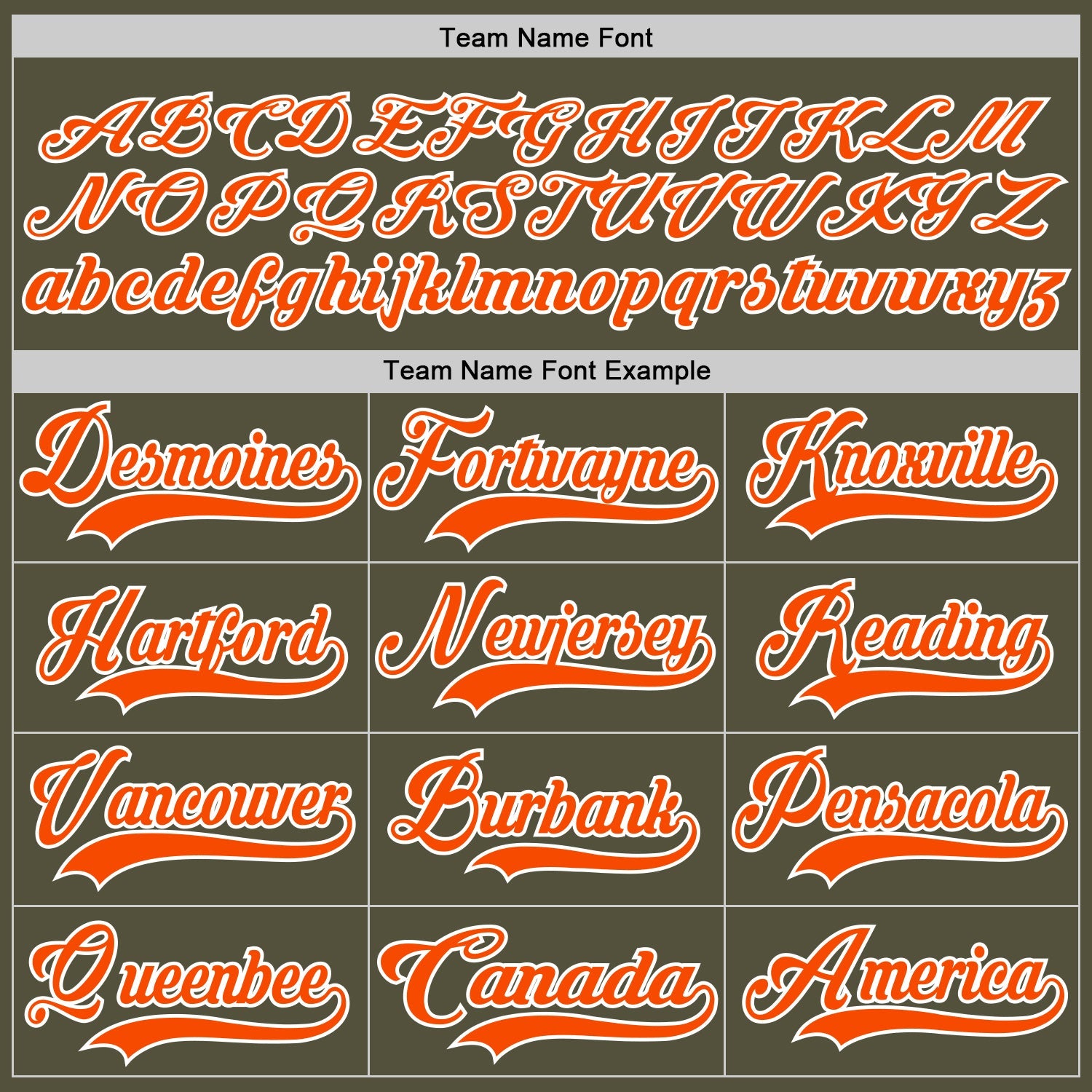 Custom Olive Orange-White Salute To Service Hockey Jersey view 4