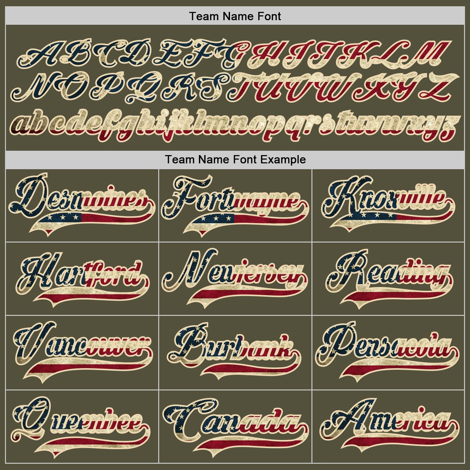 Custom Olive Vintage USA Flag Cream-Black Salute To Service Hockey Jersey view 4
