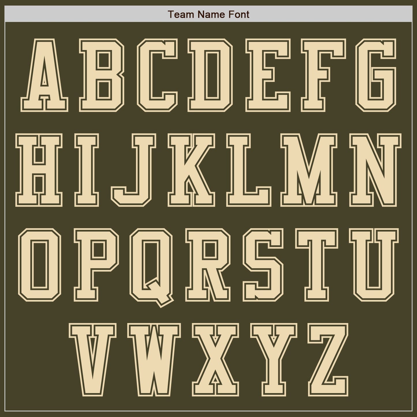 Custom Olive Cream Authentic Salute To Service Baseball Jersey view 3