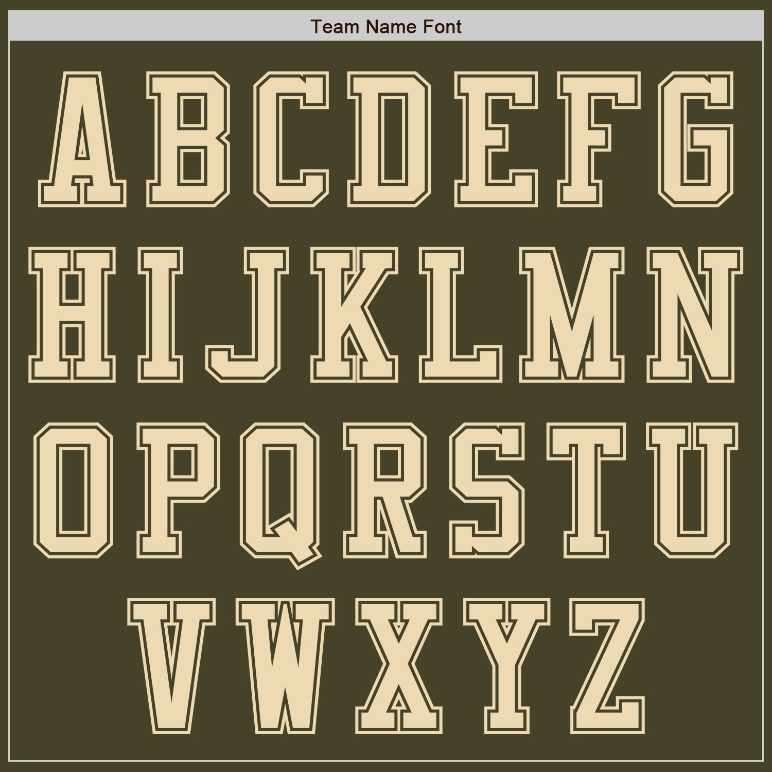 Custom Olive Cream Authentic Salute To Service Baseball Jersey view 7