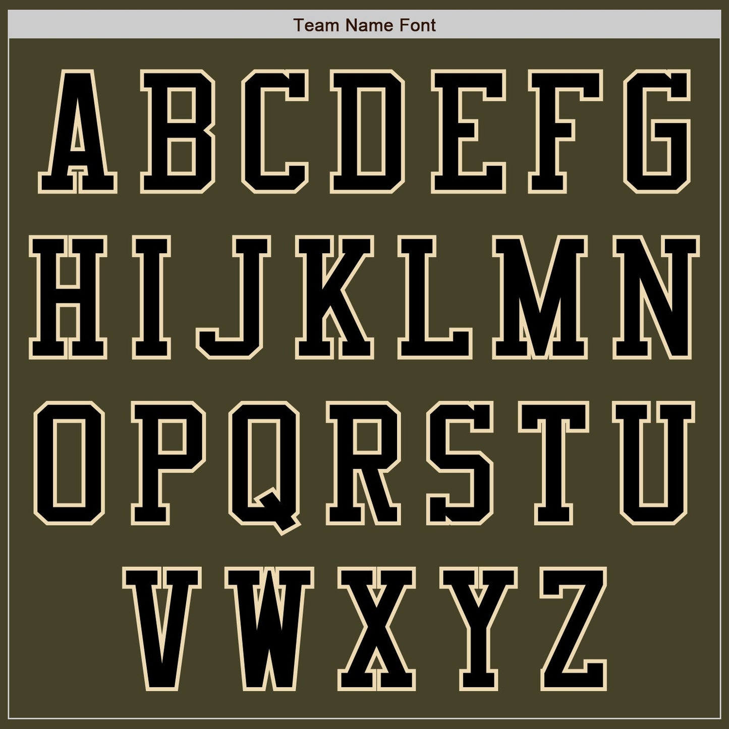 Custom Olive Black-Cream Authentic Salute To Service Baseball Jersey view 7