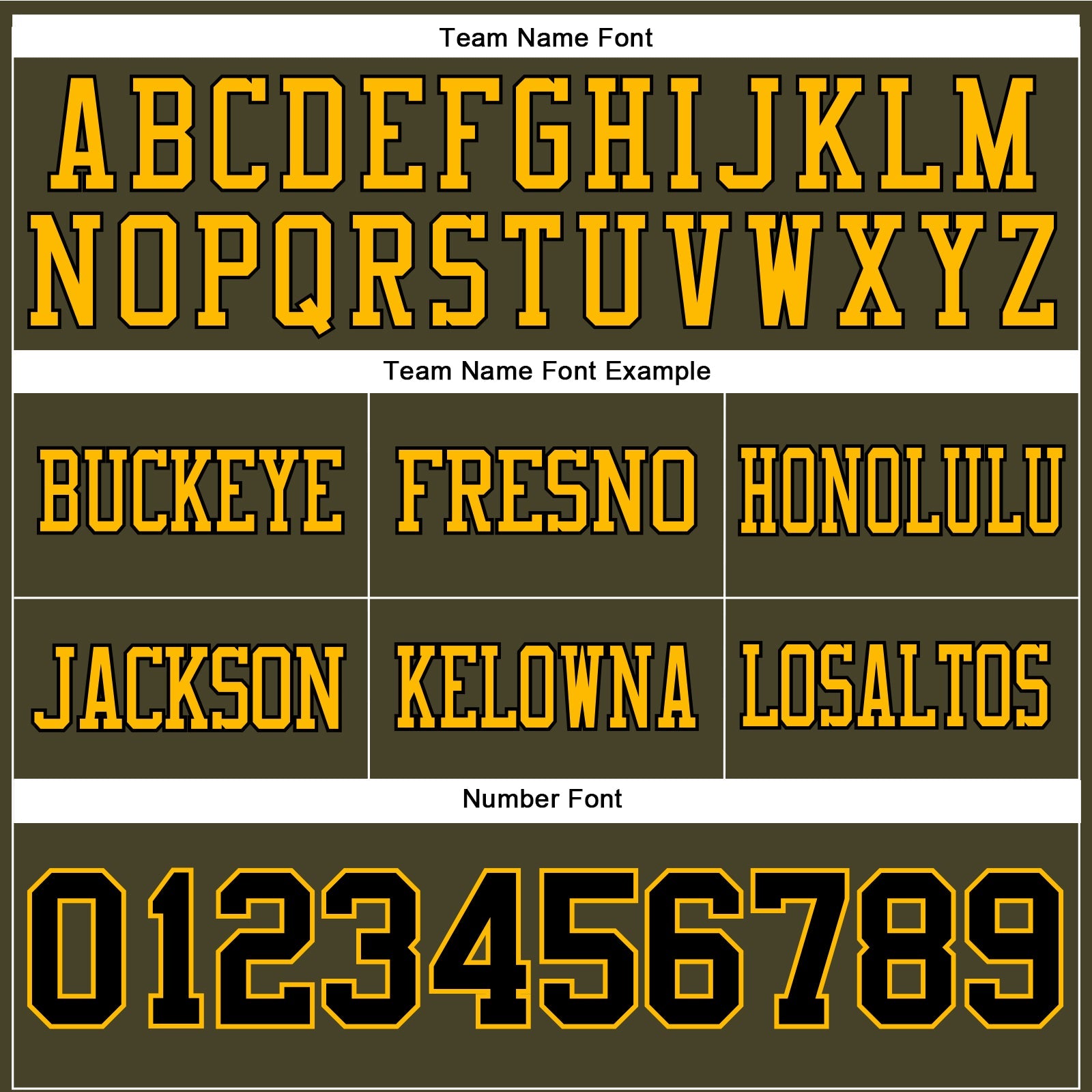 Custom Olive Black-Gold Authentic Salute To Service Football Jersey view 4