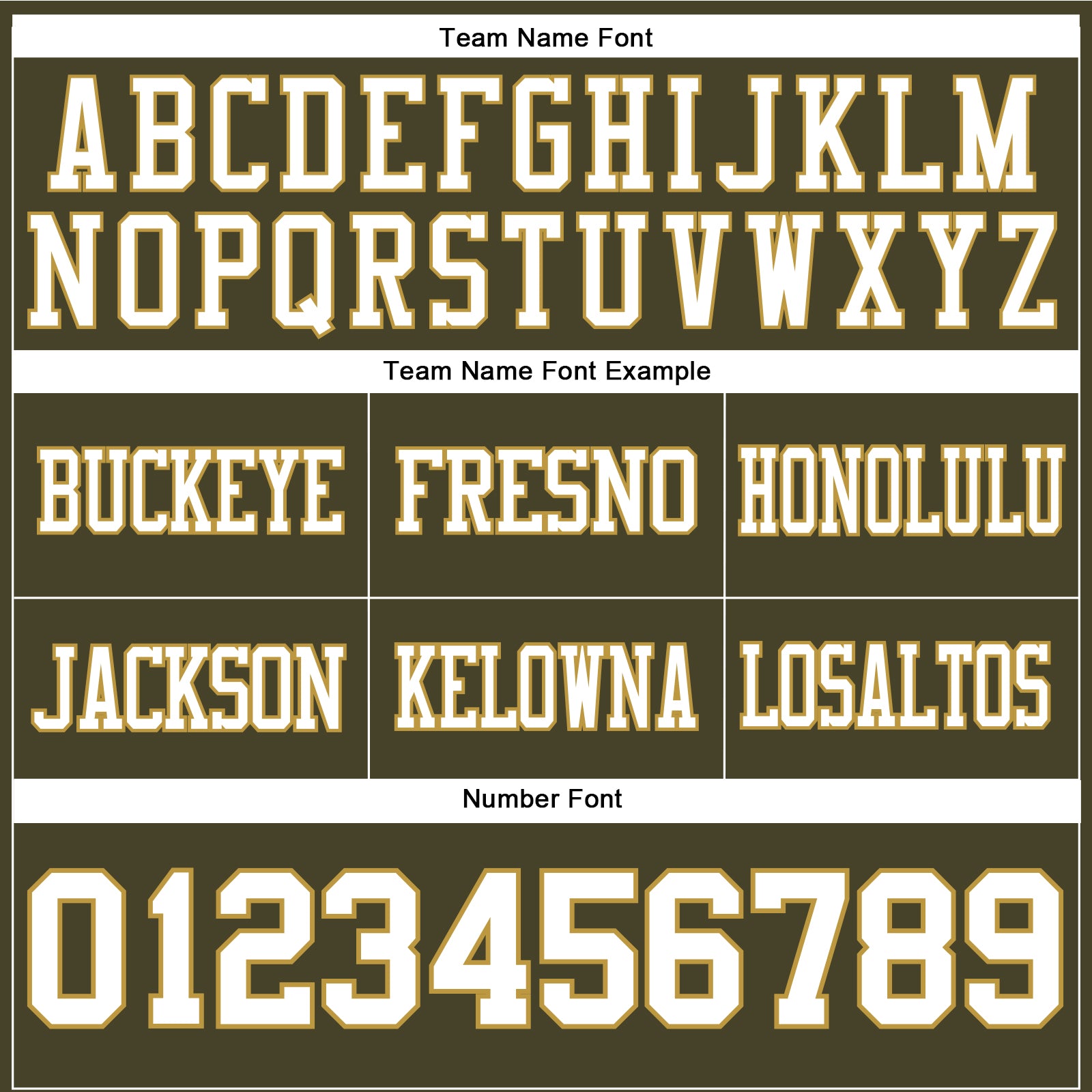 Custom Olive White-Old Gold Authentic Salute To Service Football Jersey view 4