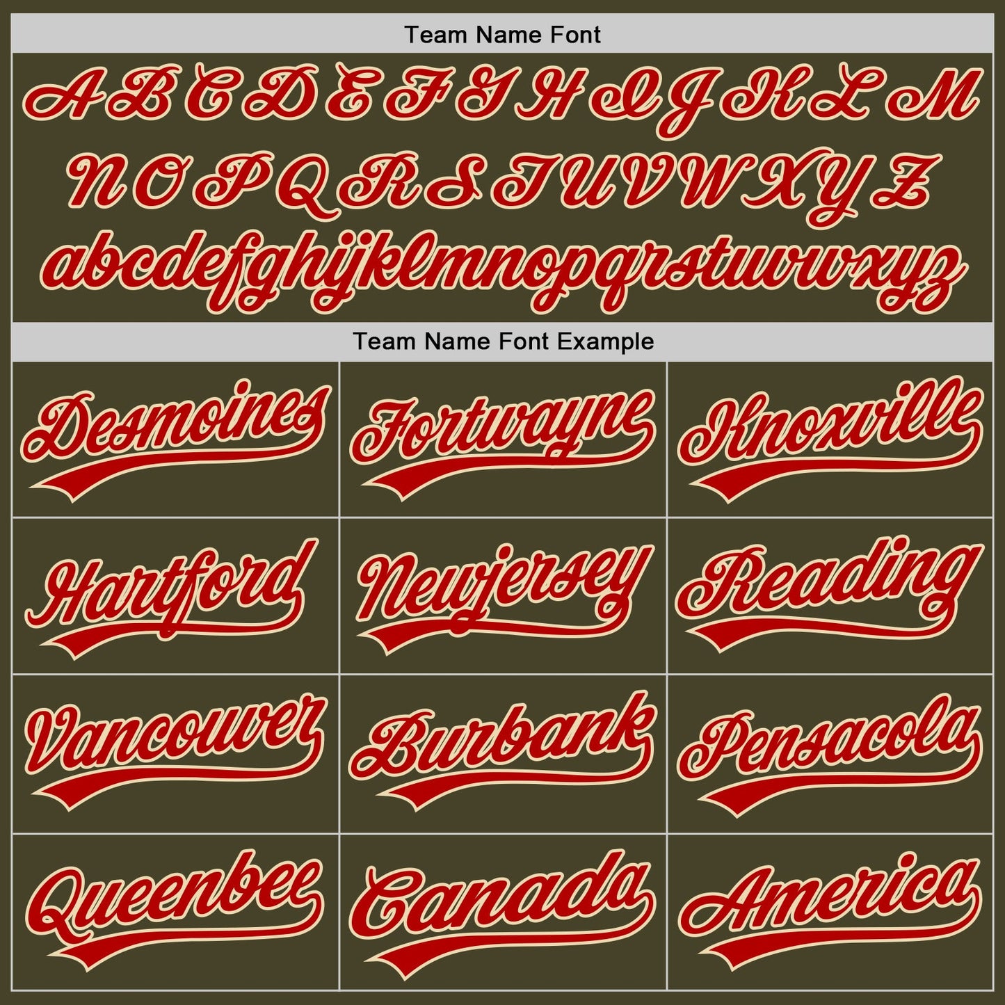 Custom Stitched Olive Red-Cream Baseball Pullover Sweatshirt Hoodie view 3