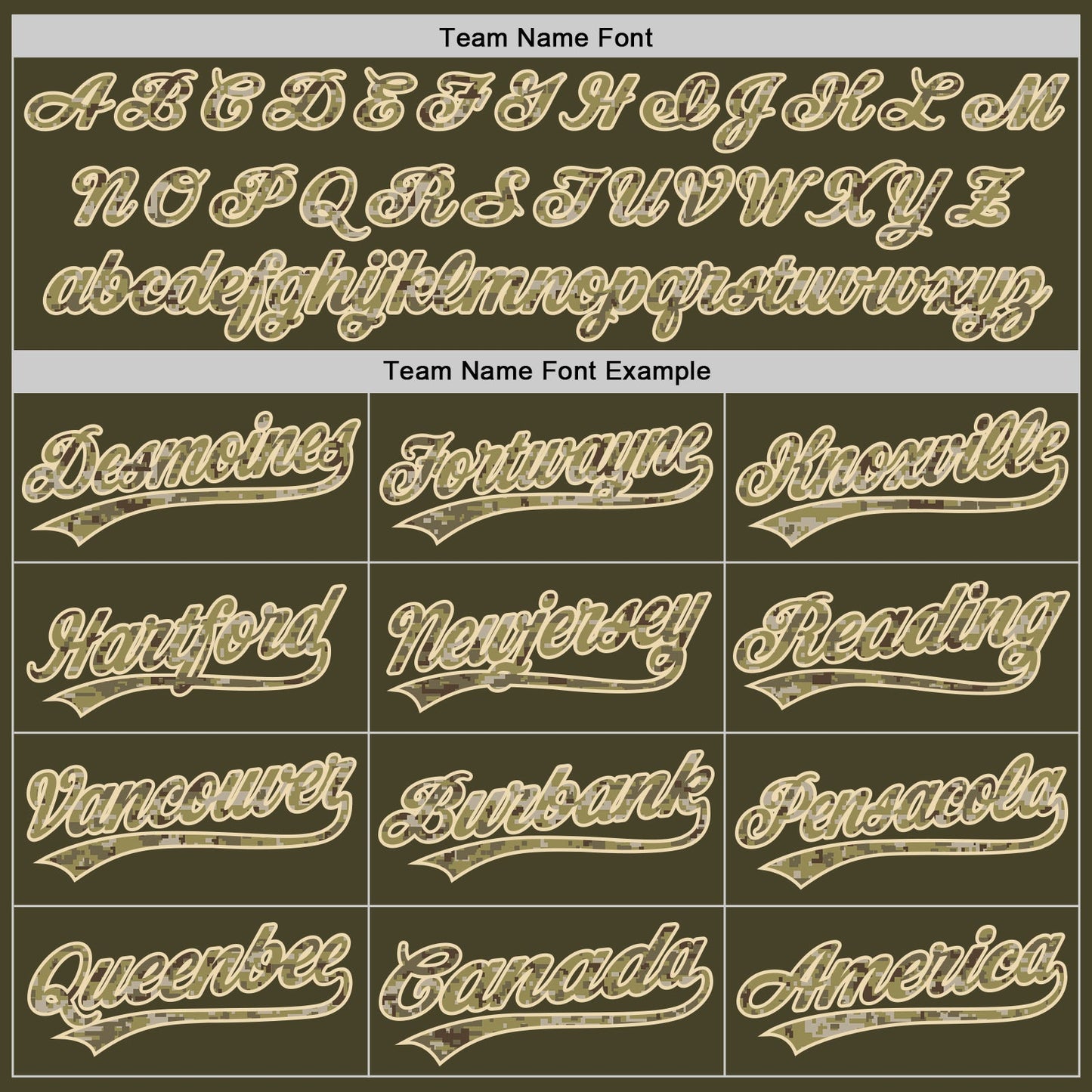 Custom Stitched Olive Camo-Cream Baseball Pullover Sweatshirt Hoodie view 3