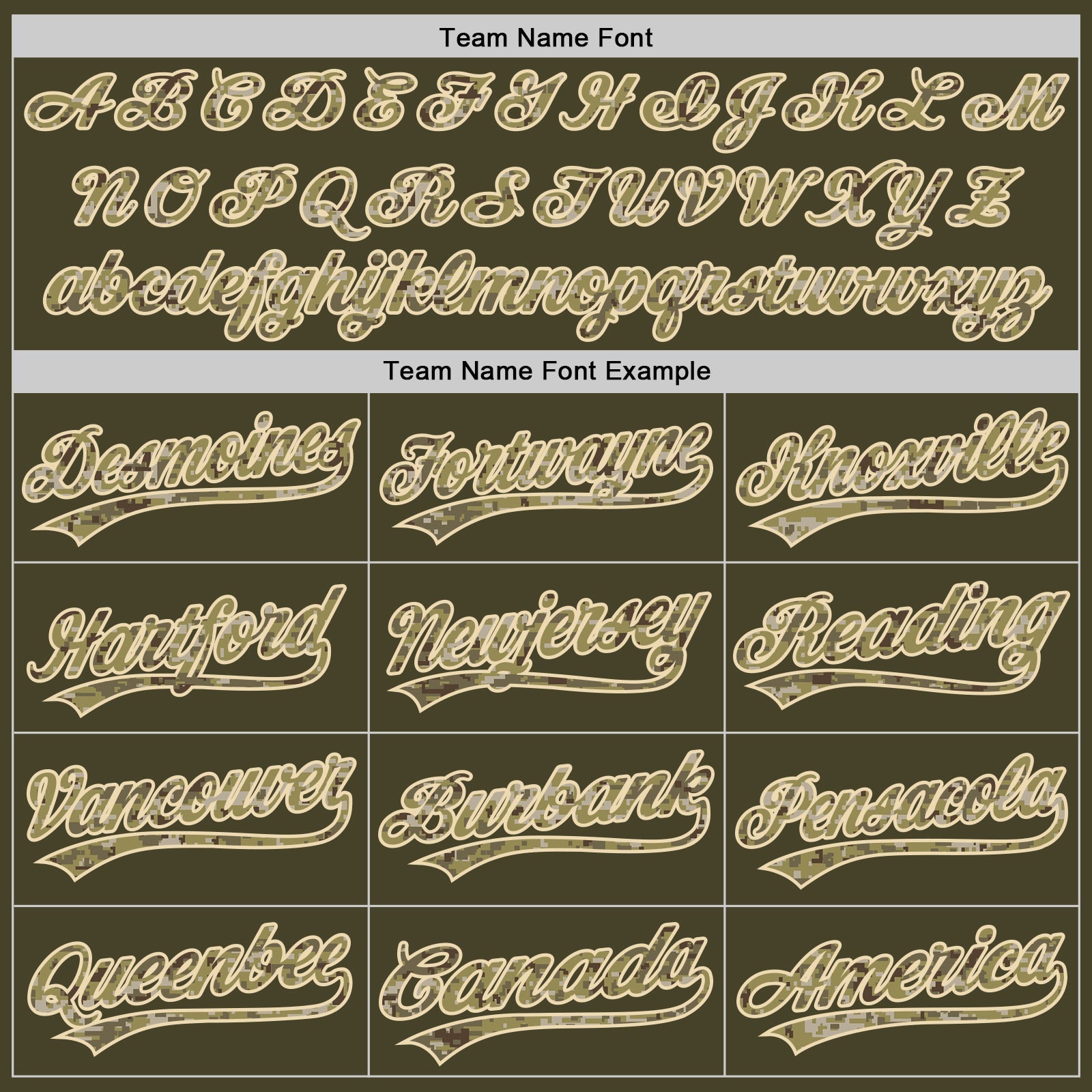 Custom Stitched Olive Camo-Cream Baseball Pullover Sweatshirt Hoodie view 3
