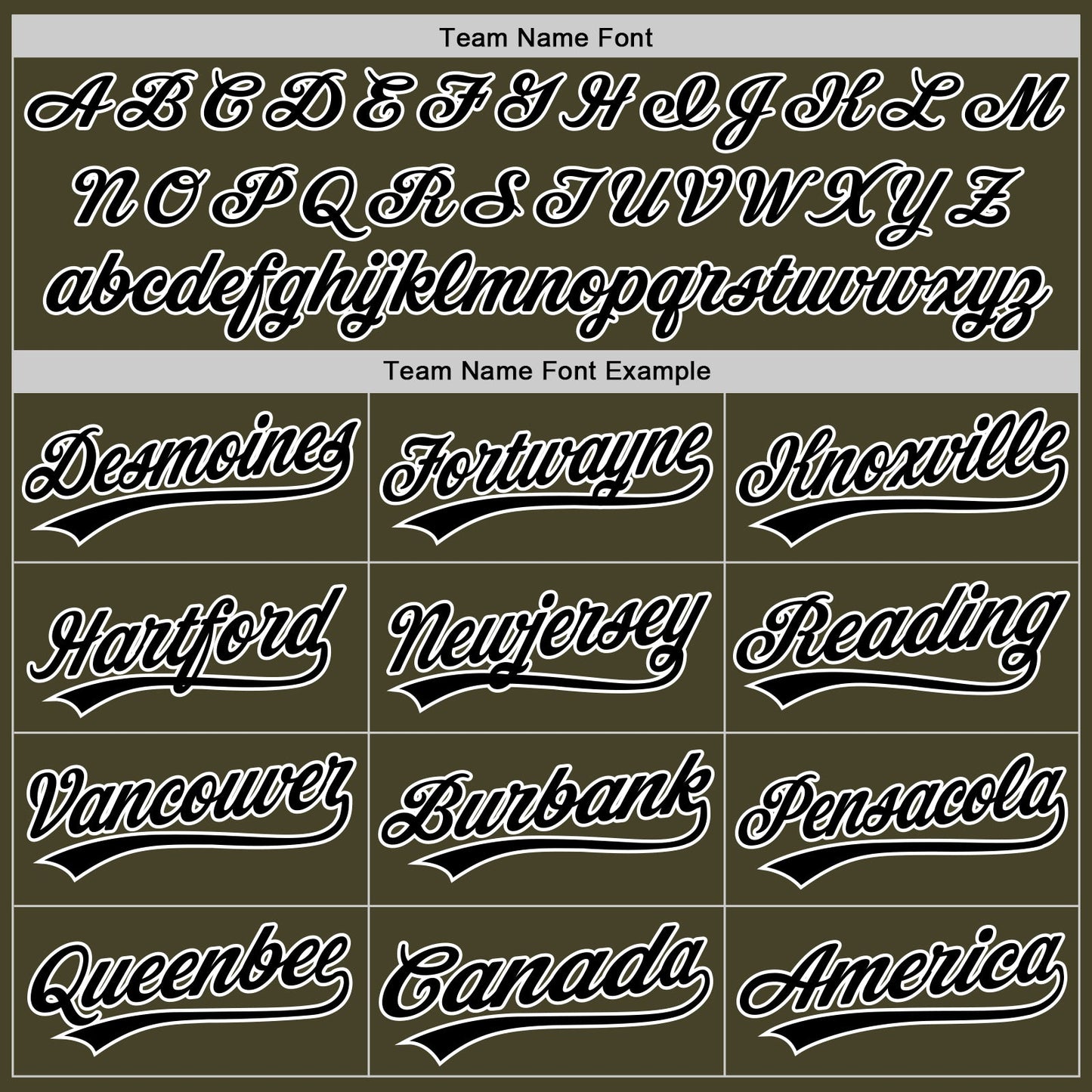 Custom Olive Black-White Authentic Baseball Jersey view 4