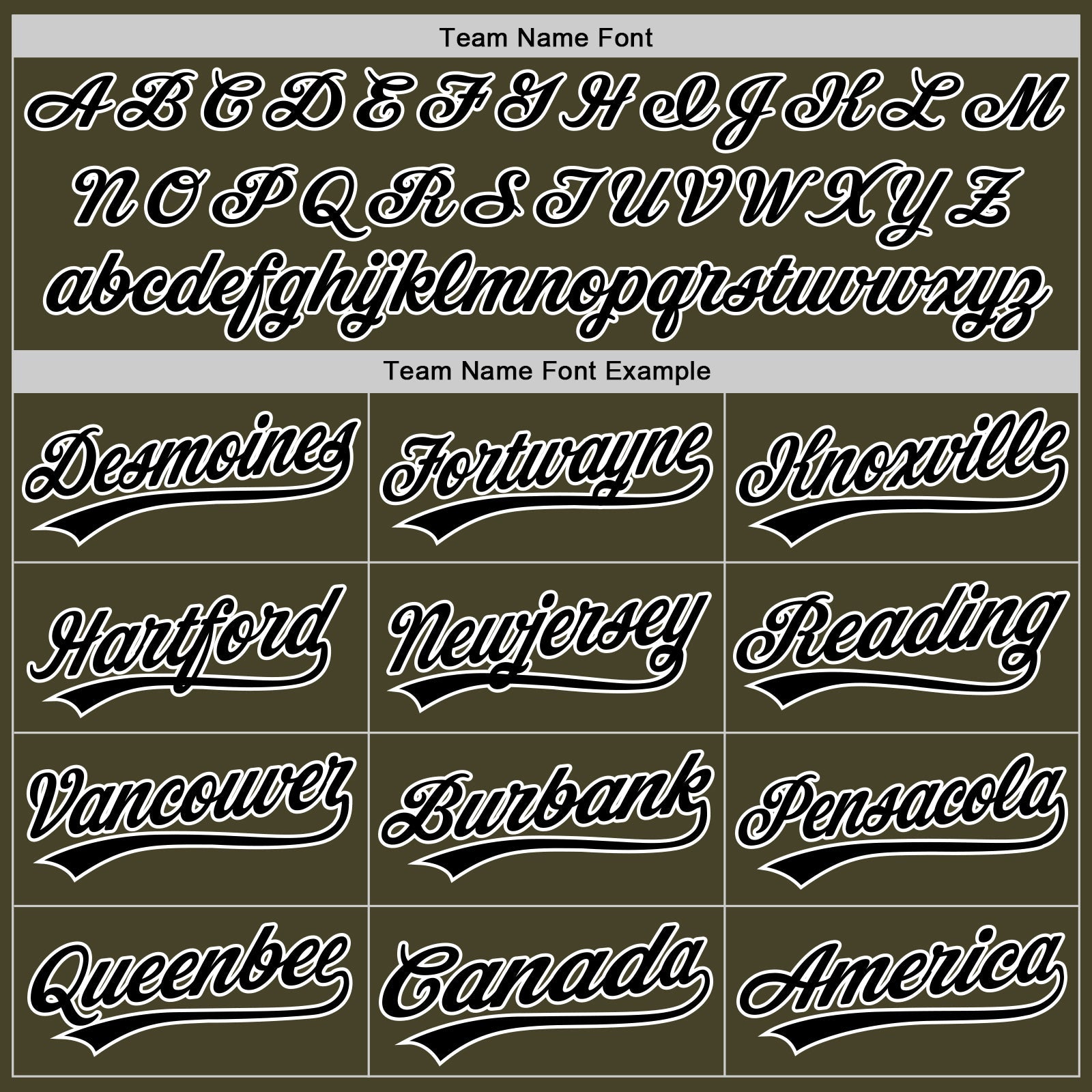 Custom Olive Black-White Authentic Baseball Jersey view 4