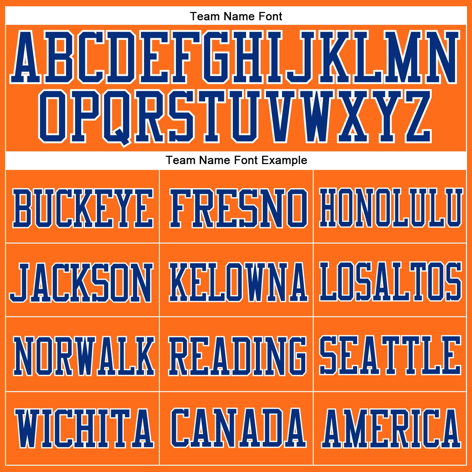 Custom Orange Royal-White Mesh Authentic Football Jersey view 4