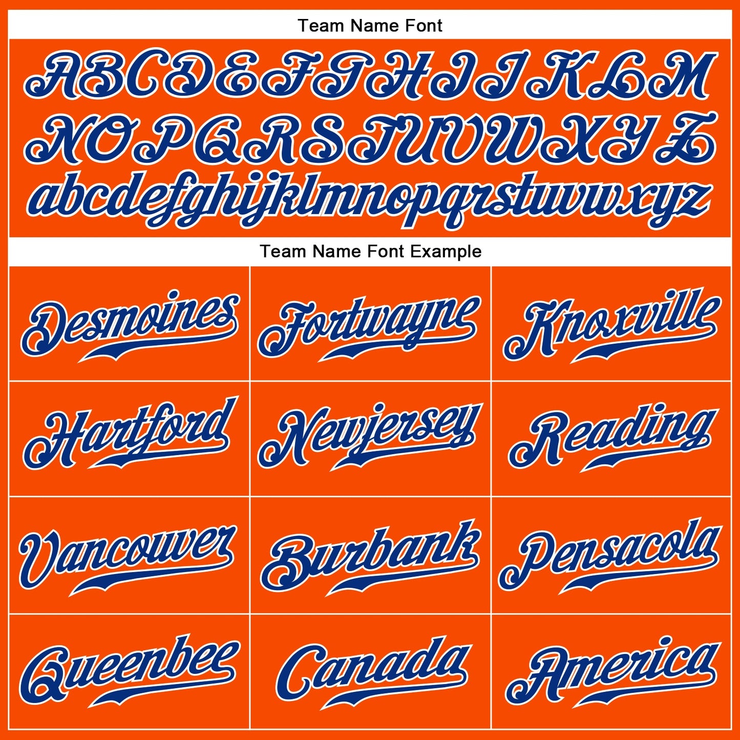 Custom Orange Royal-White Authentic Sleeveless Baseball Jersey view 3