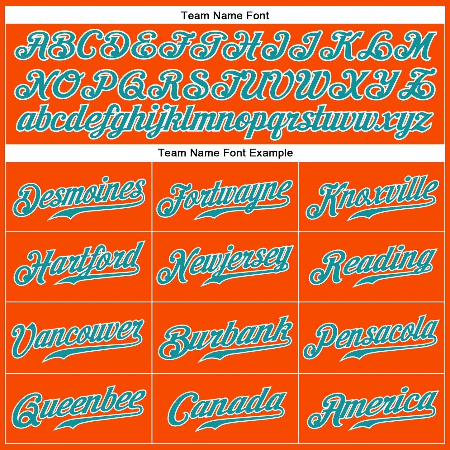 Custom Orange Teal-White Authentic Sleeveless Baseball Jersey view 3