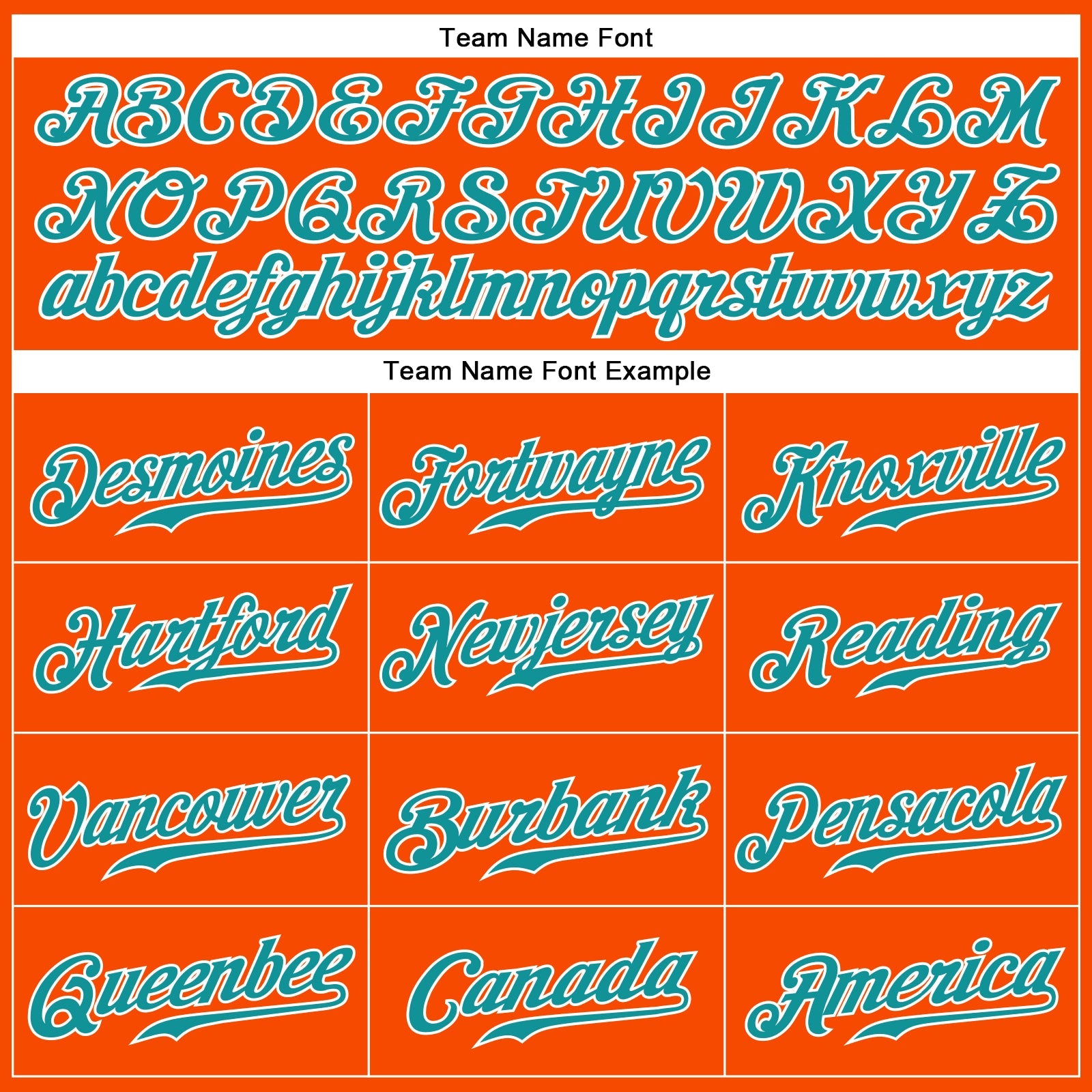 Custom Orange Teal-White Authentic Sleeveless Baseball Jersey view 3