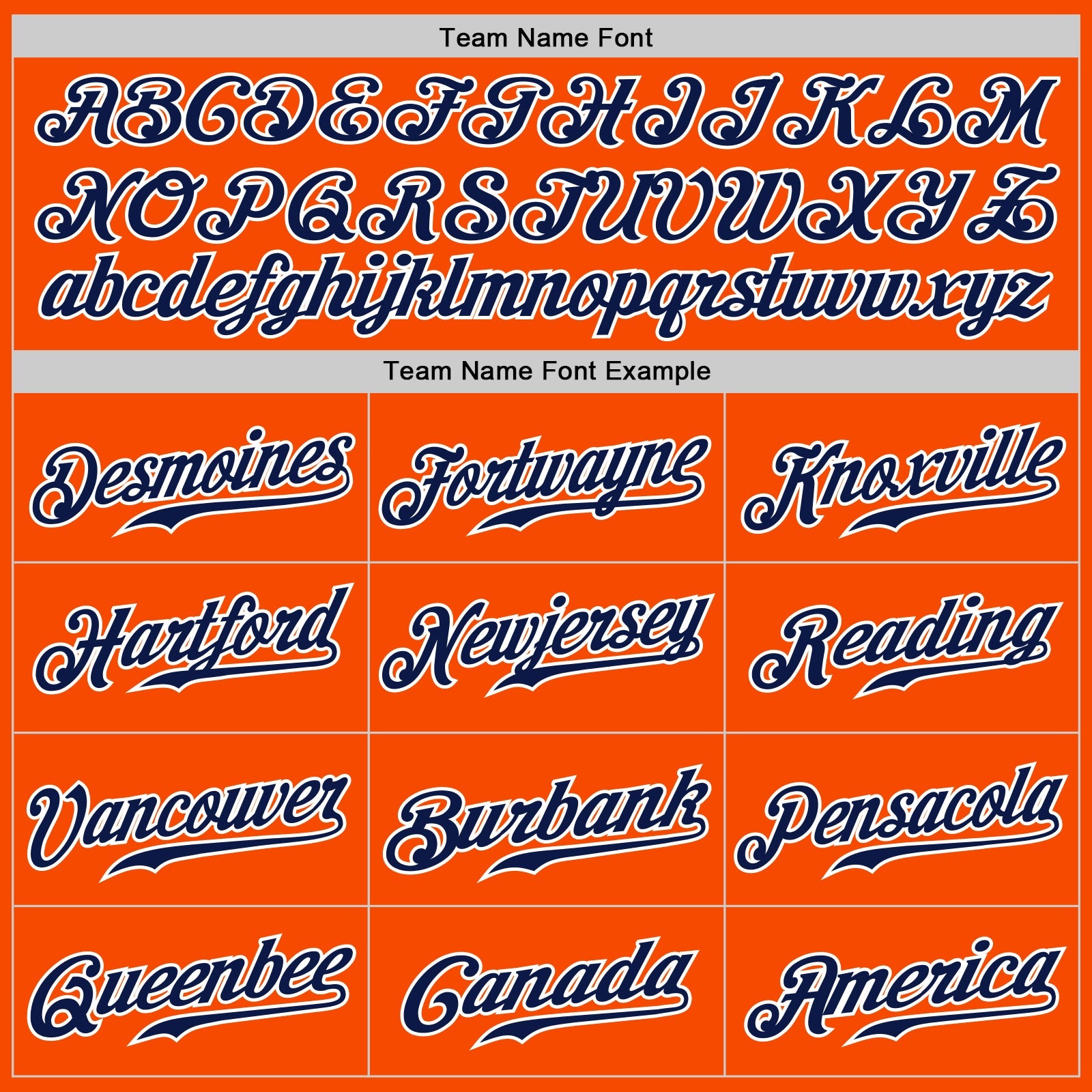 Custom Orange White Pinstripe Navy-White Authentic Baseball Jersey view 5