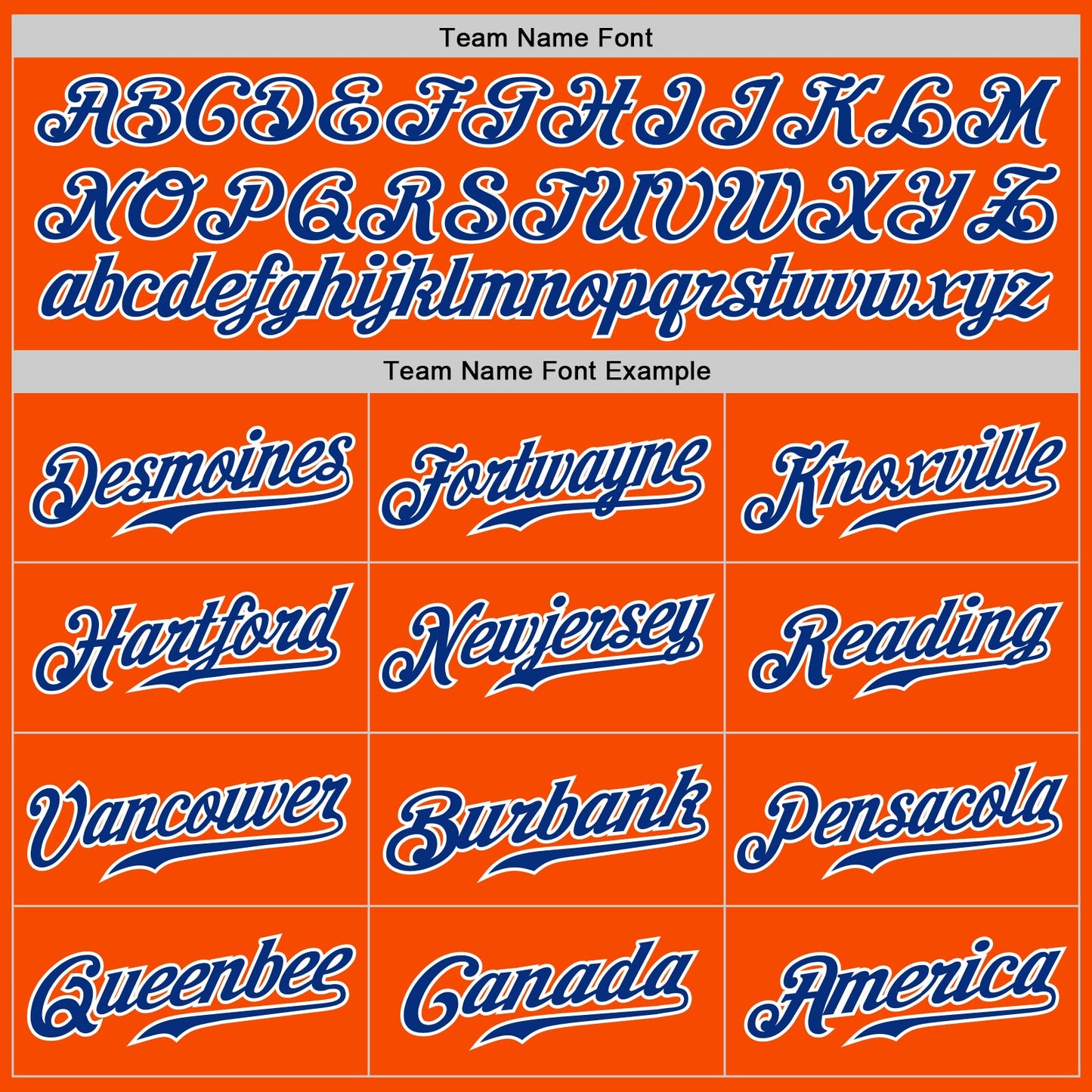 Custom Orange White Pinstripe Royal-White Authentic Baseball Jersey view 5
