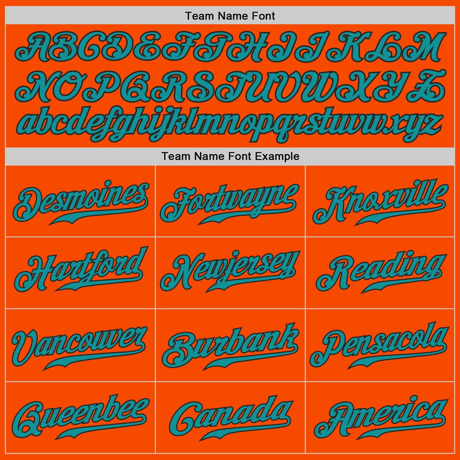 Custom Orange Teal-Black Authentic Baseball Jersey view 4