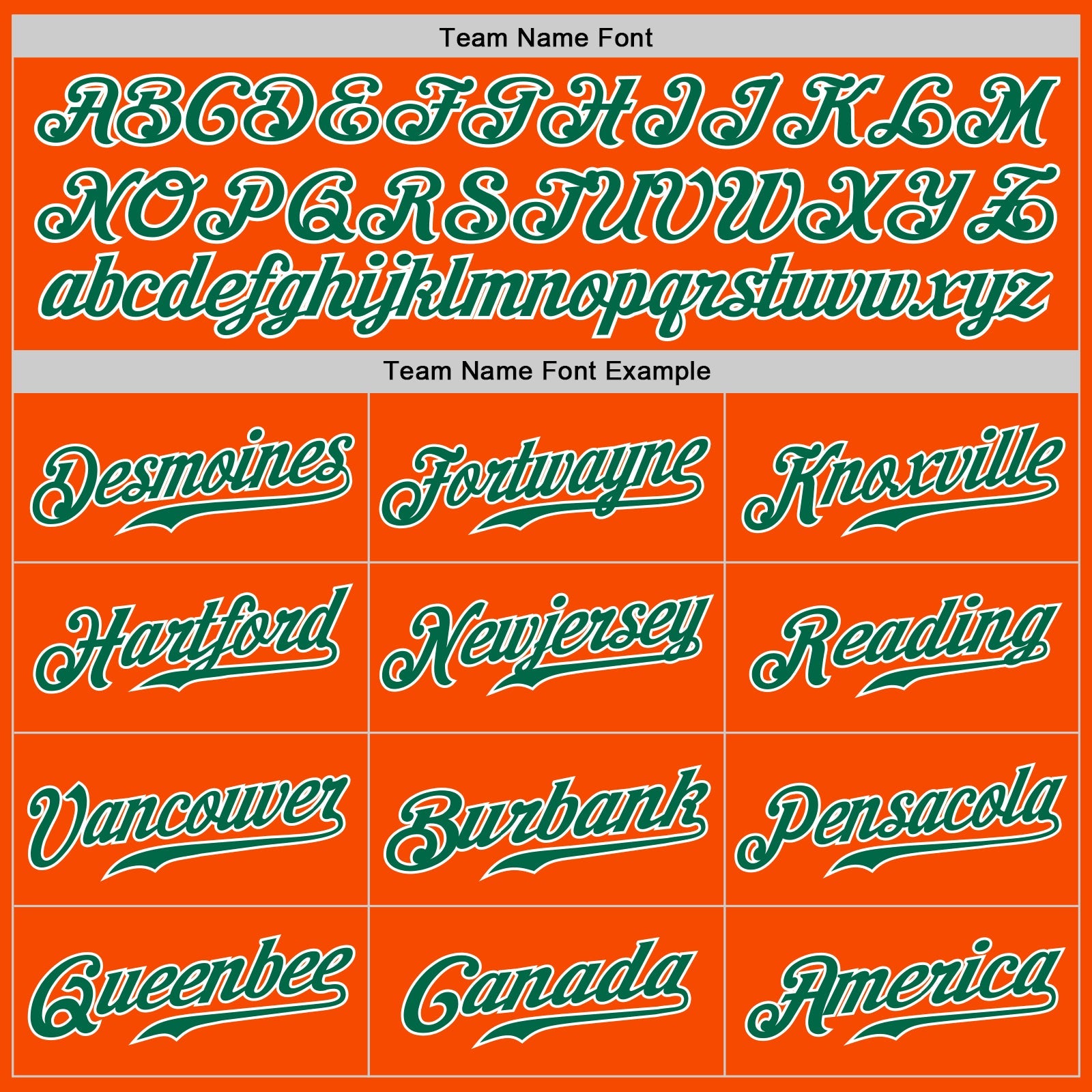Custom Orange Kelly Green-White Authentic Baseball Jersey view 4