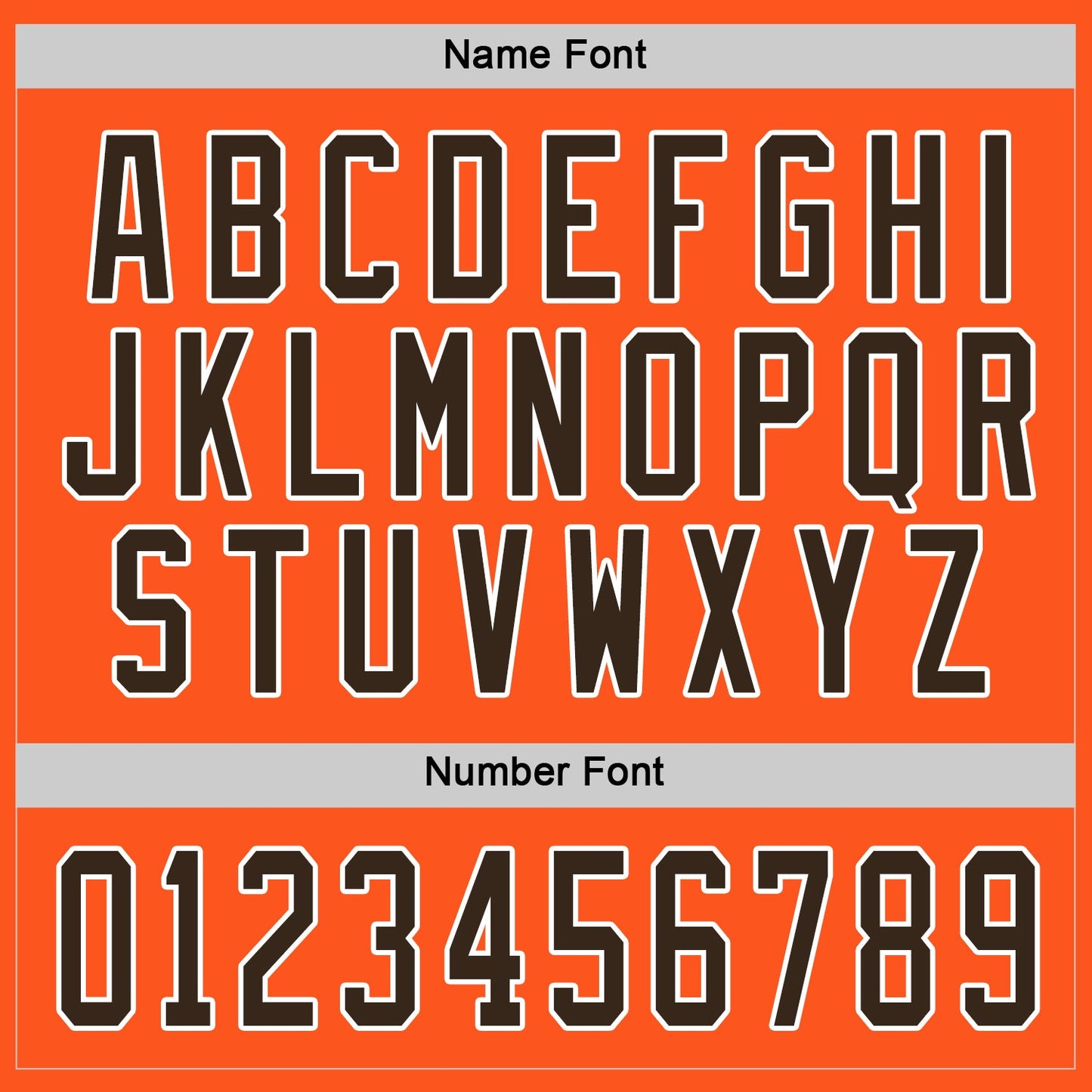 Custom Orange Brown-White Hockey Jersey view 4