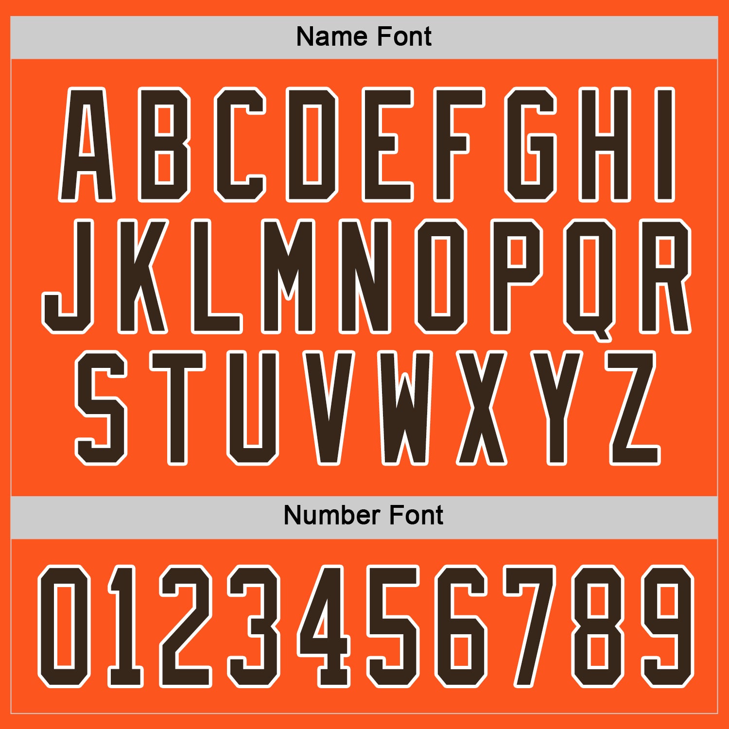 Custom Orange Brown-White Hockey Jersey view 4