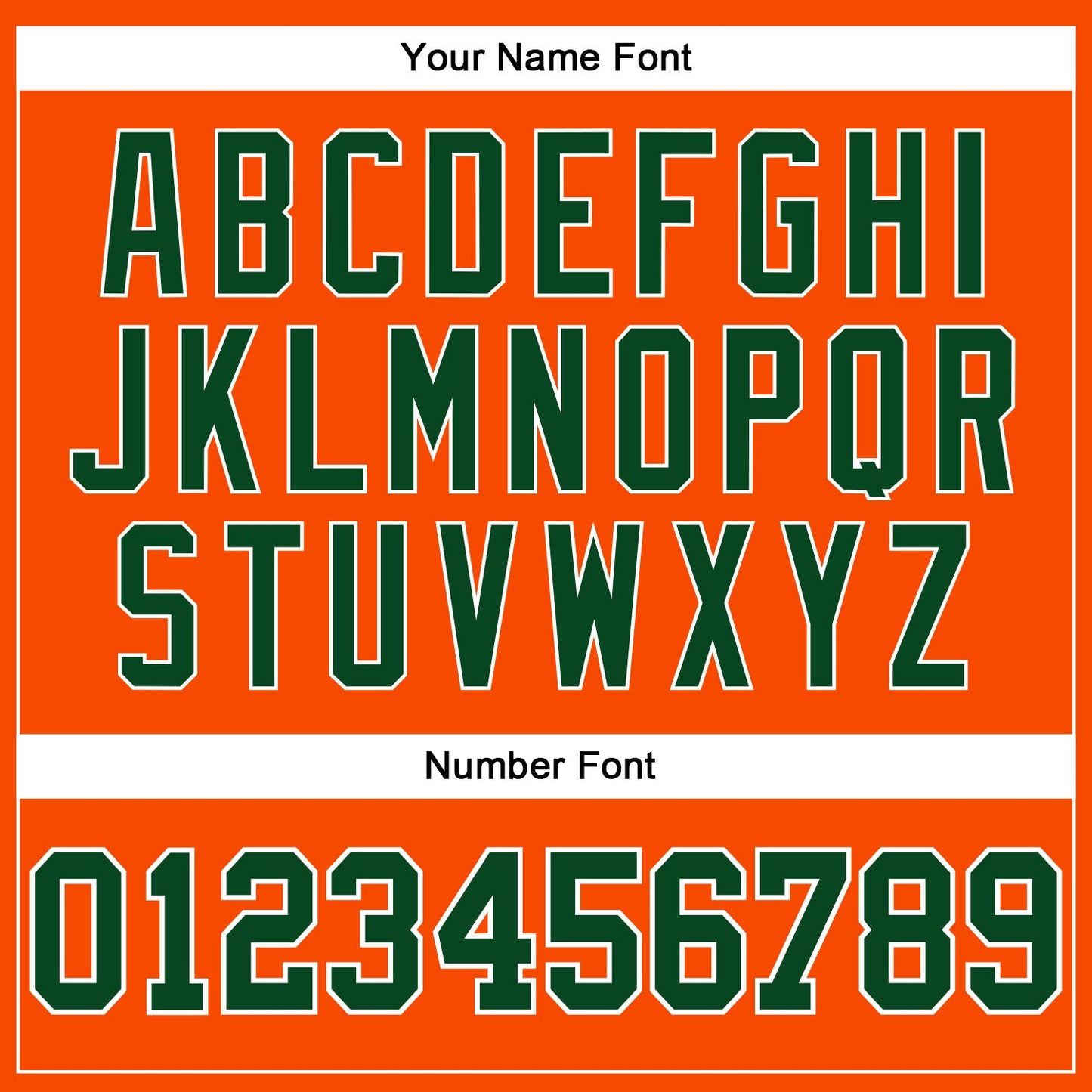 Custom Orange Green-White Authentic Throwback Basketball Jersey view 4