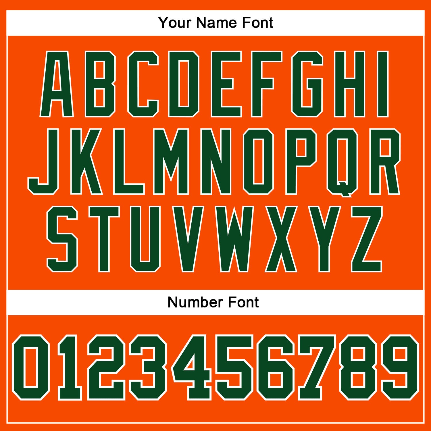 Custom Orange Green-White Authentic Throwback Basketball Jersey view 4