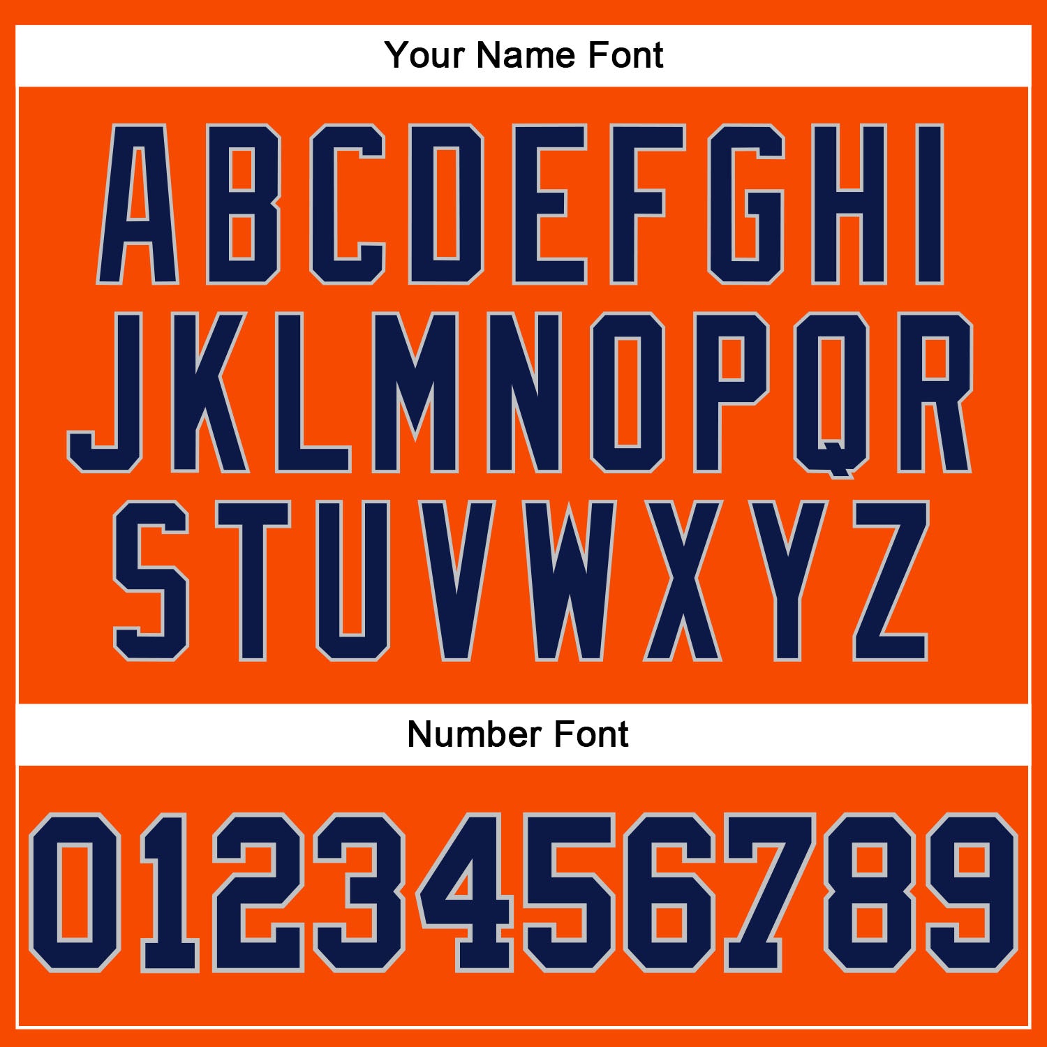 Custom Orange Navy-Gray Authentic Throwback Basketball Jersey view 4
