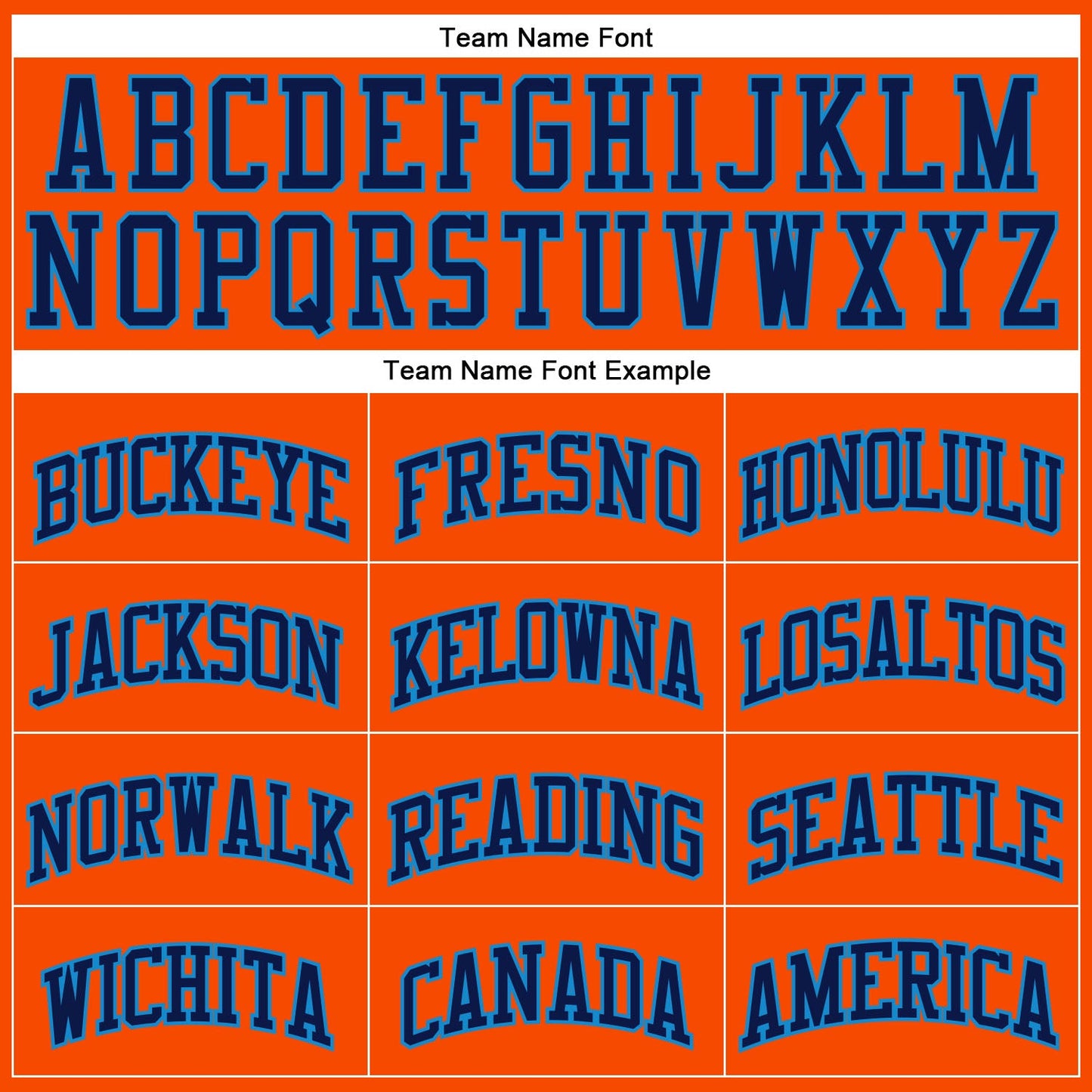 Custom Orange Blue-Navy Authentic Throwback Basketball Jersey view 3