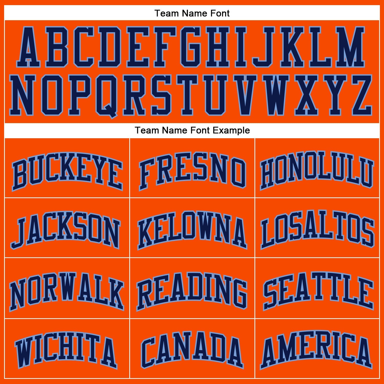 Custom Orange Light Blue-Navy Authentic Throwback Basketball Jersey view 3