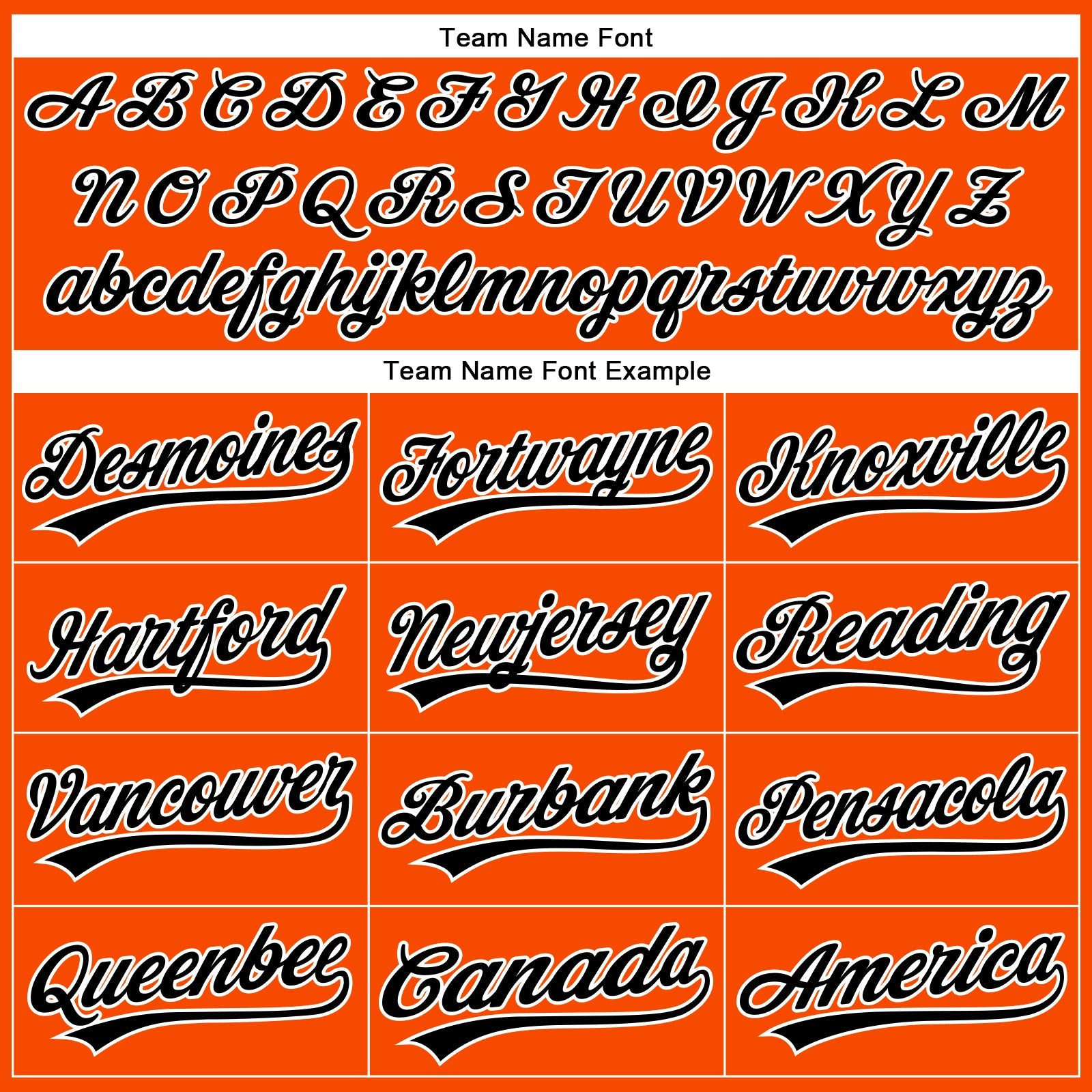Custom Orange White Pinstripe Black Authentic Baseball Jersey view 5