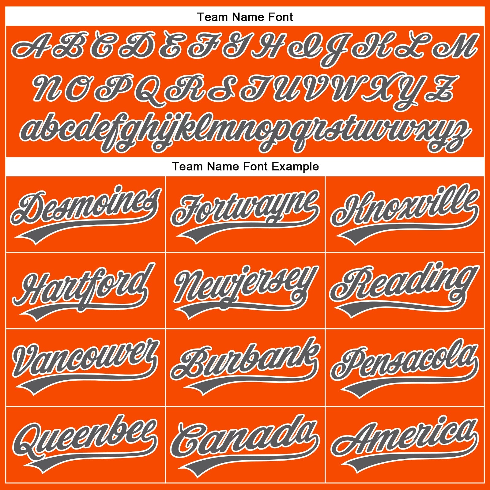 Custom Orange White Pinstripe Steel Gray Authentic Baseball Jersey view 5