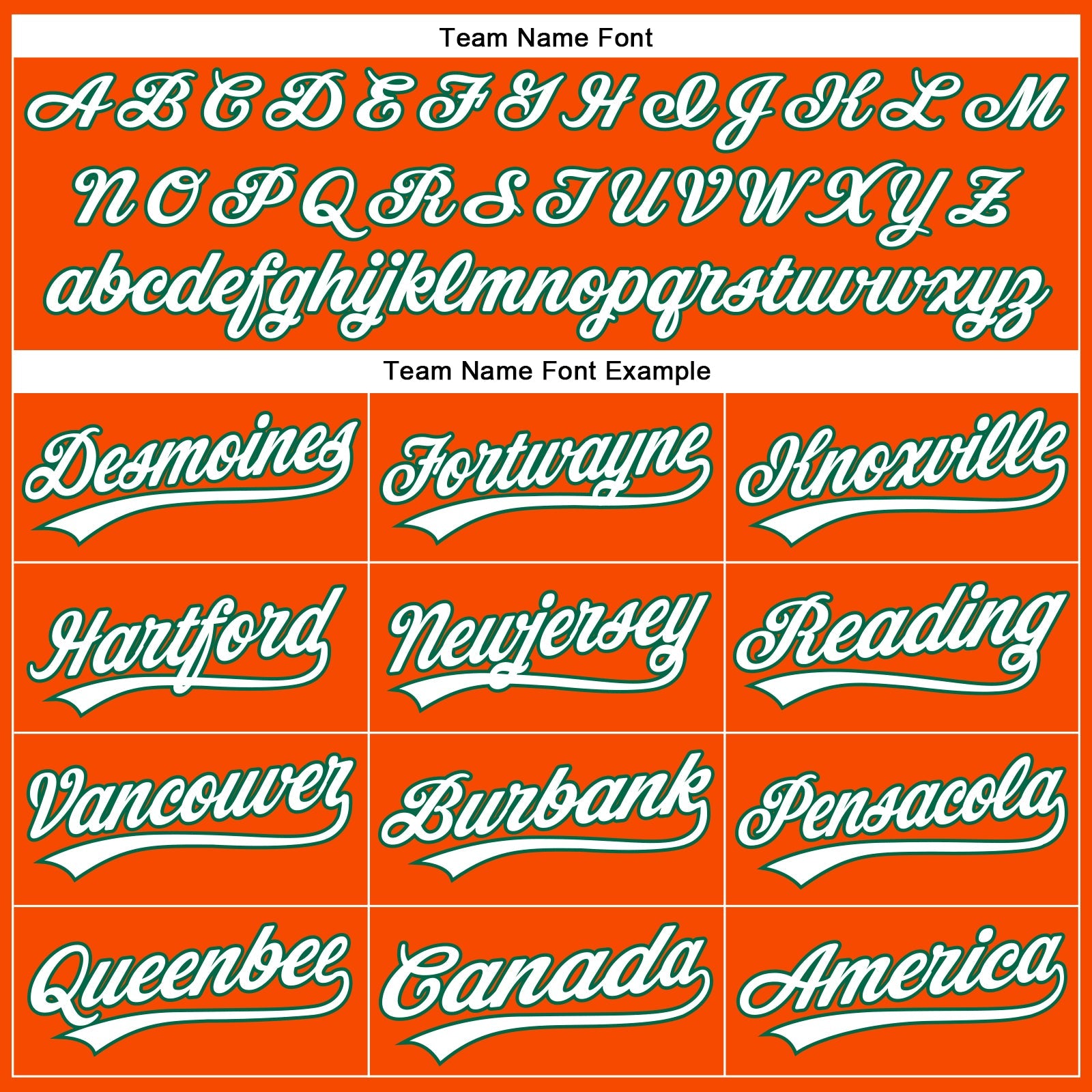 Custom Orange White Pinstripe Kelly Green Authentic Baseball Jersey view 4