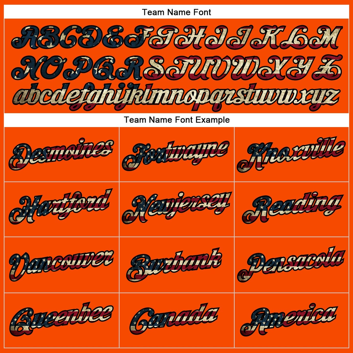 Custom Orange Vintage USA Flag-Black Performance T-Shirt view 3