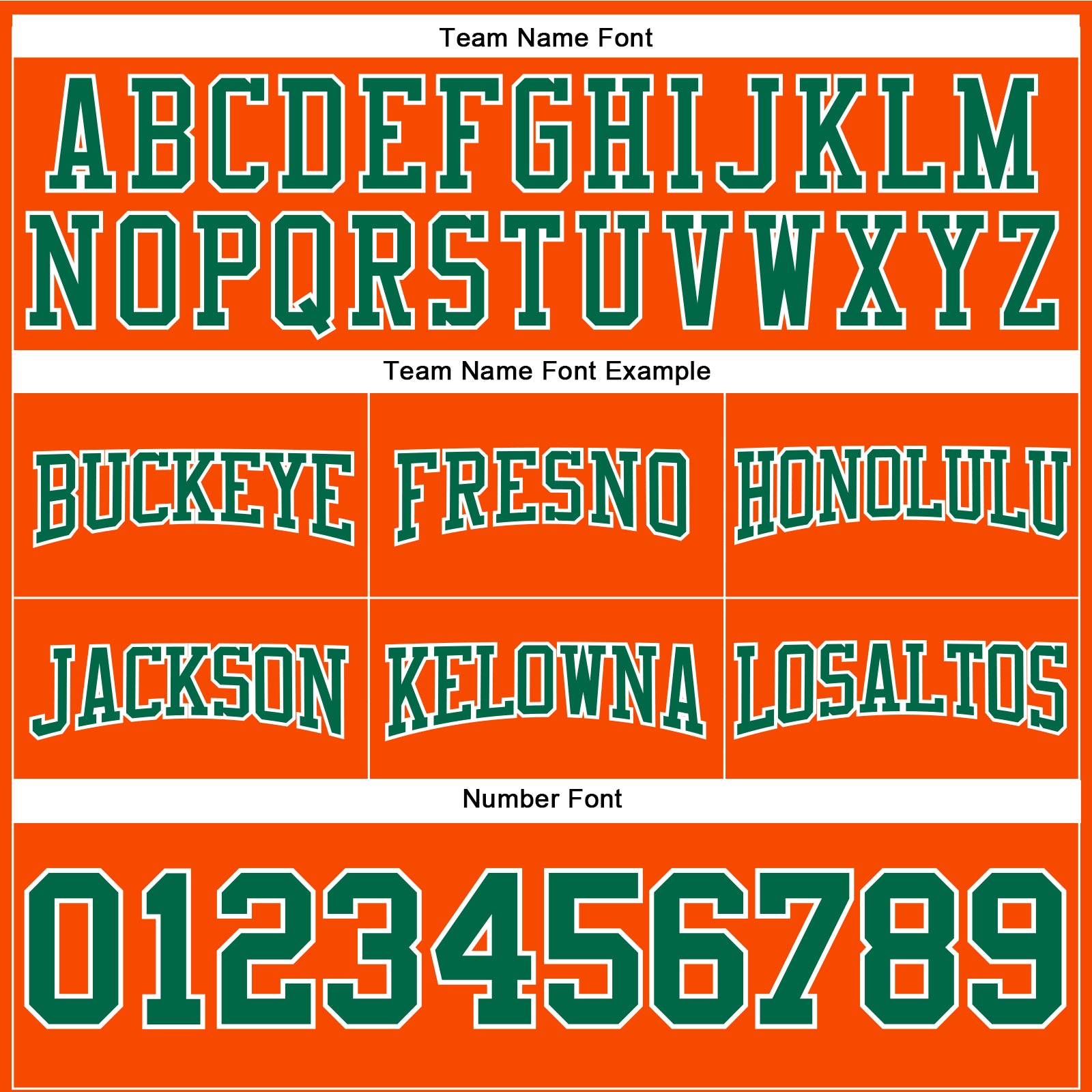 Custom Stitched Orange Kelly Green-White Football Pullover Sweatshirt Hoodie view 3