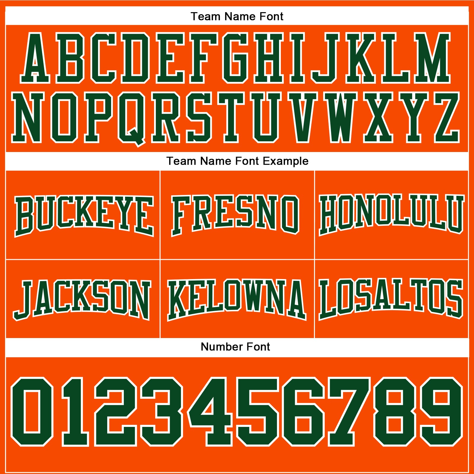 Custom Stitched Orange Green-White Football Pullover Sweatshirt Hoodie view 3