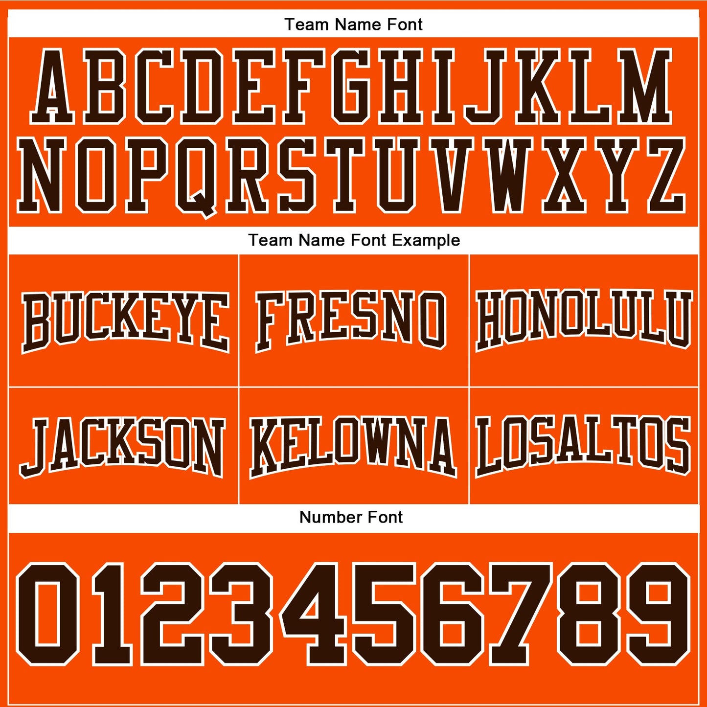 Custom Stitched Orange Brown-White Football Pullover Sweatshirt Hoodie view 3