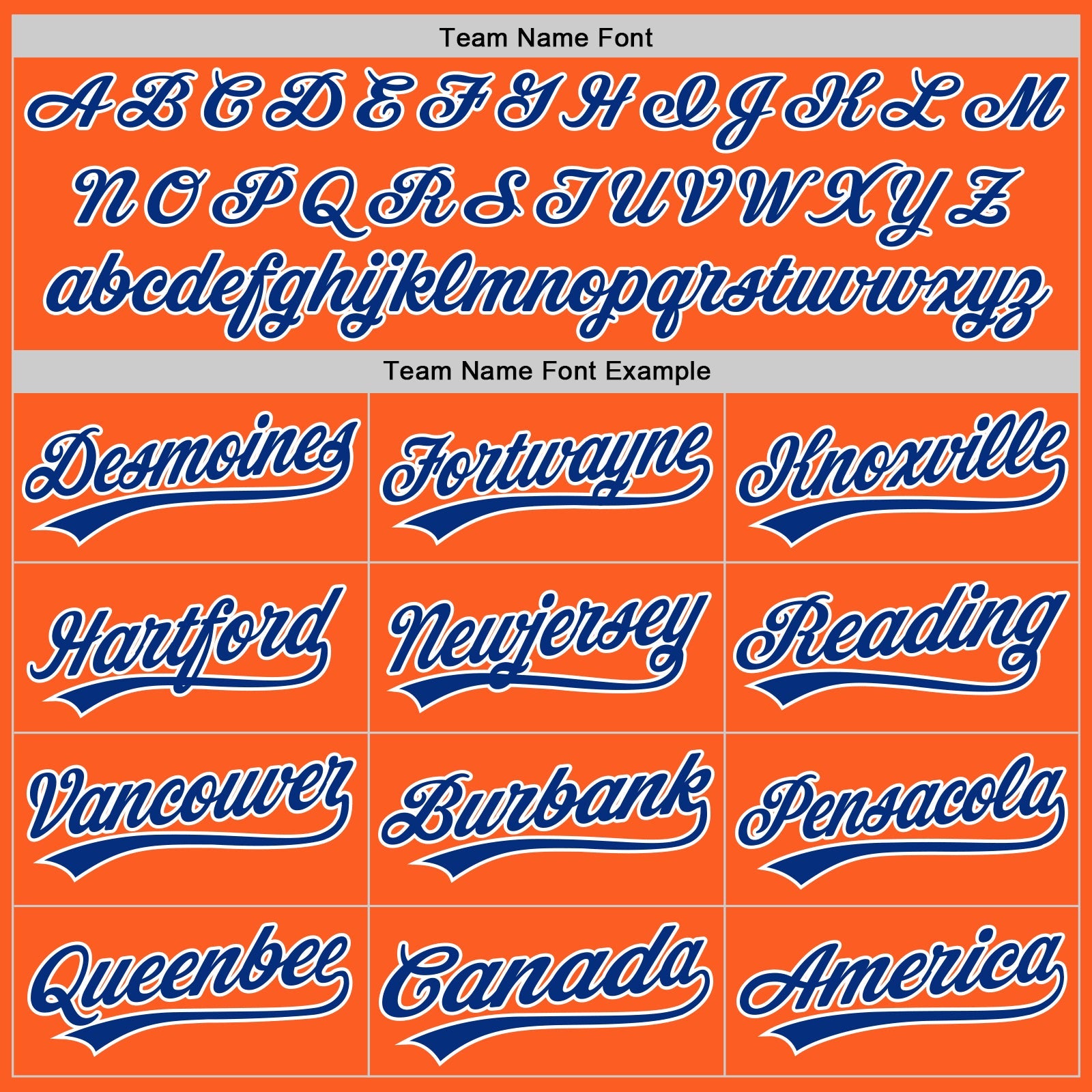 Custom Orange Royal-White Authentic Throwback Baseball Jersey view 4