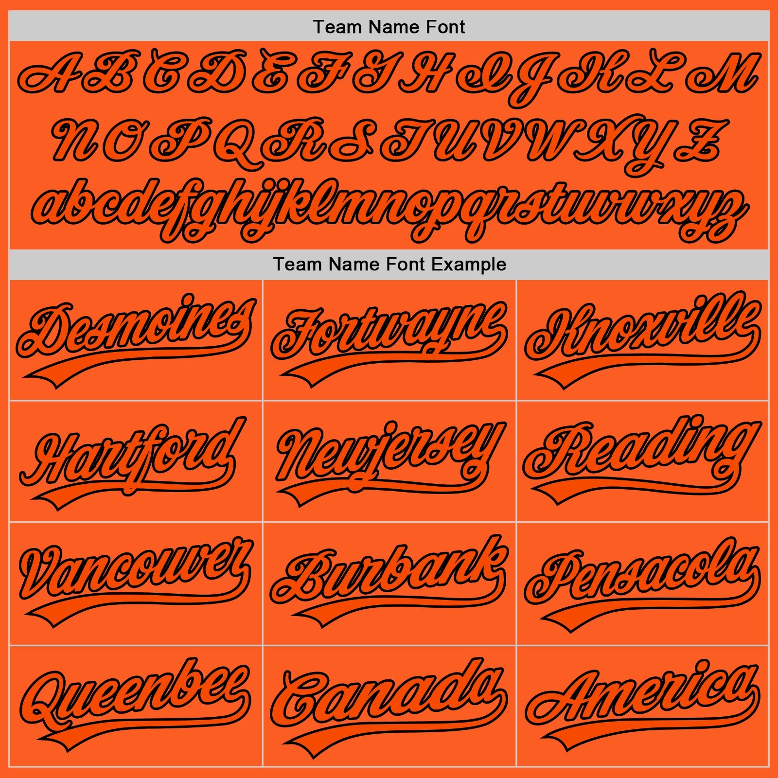 Custom Orange Black Authentic Throwback Baseball Jersey view 4