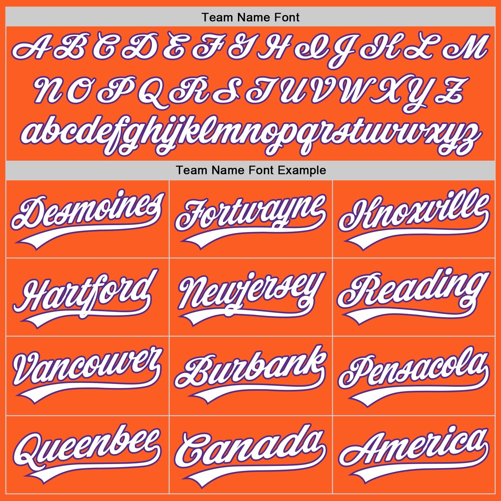 Custom Orange White-Purple Authentic Throwback Baseball Jersey view 4