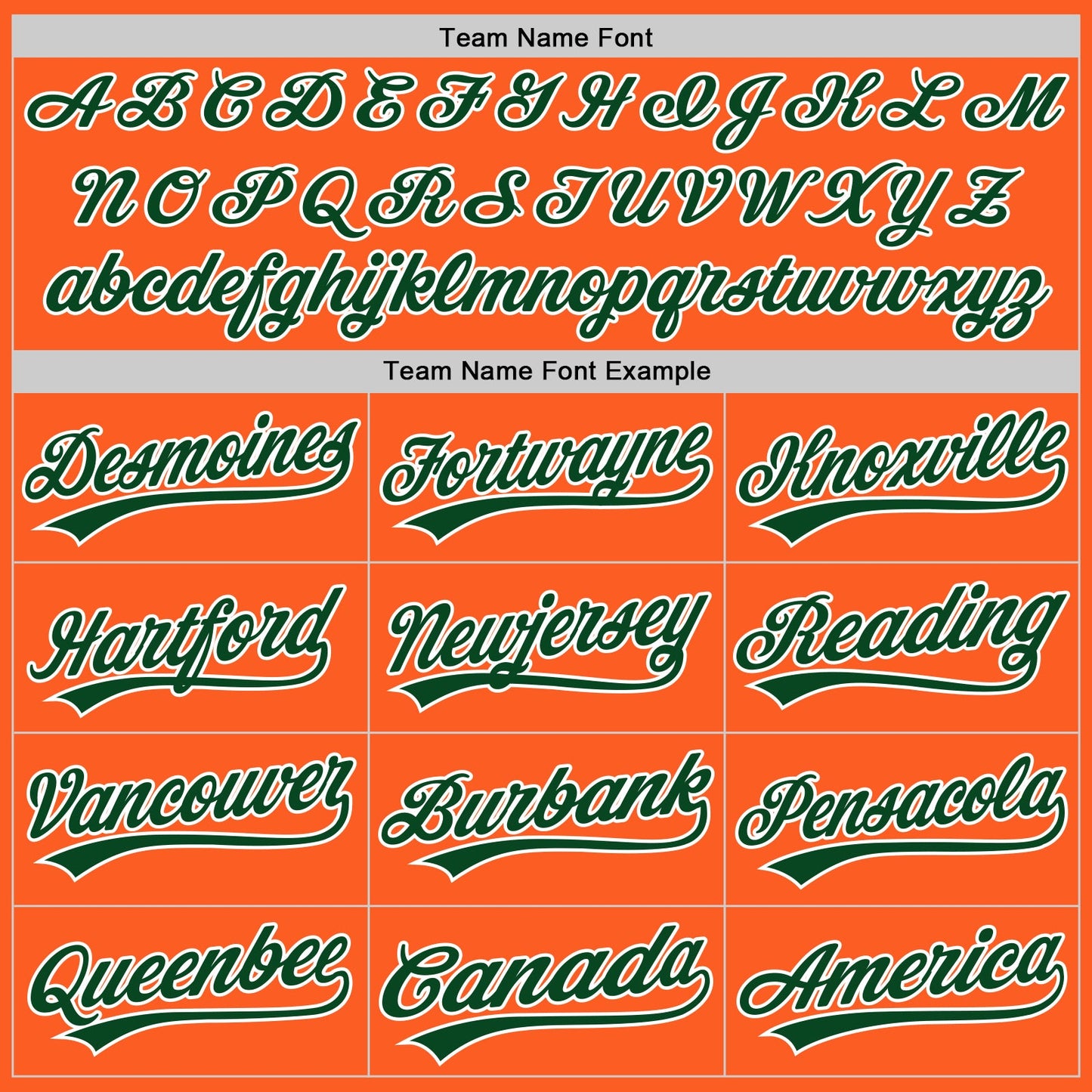 Custom Orange Green-White Authentic Throwback Baseball Jersey view 4