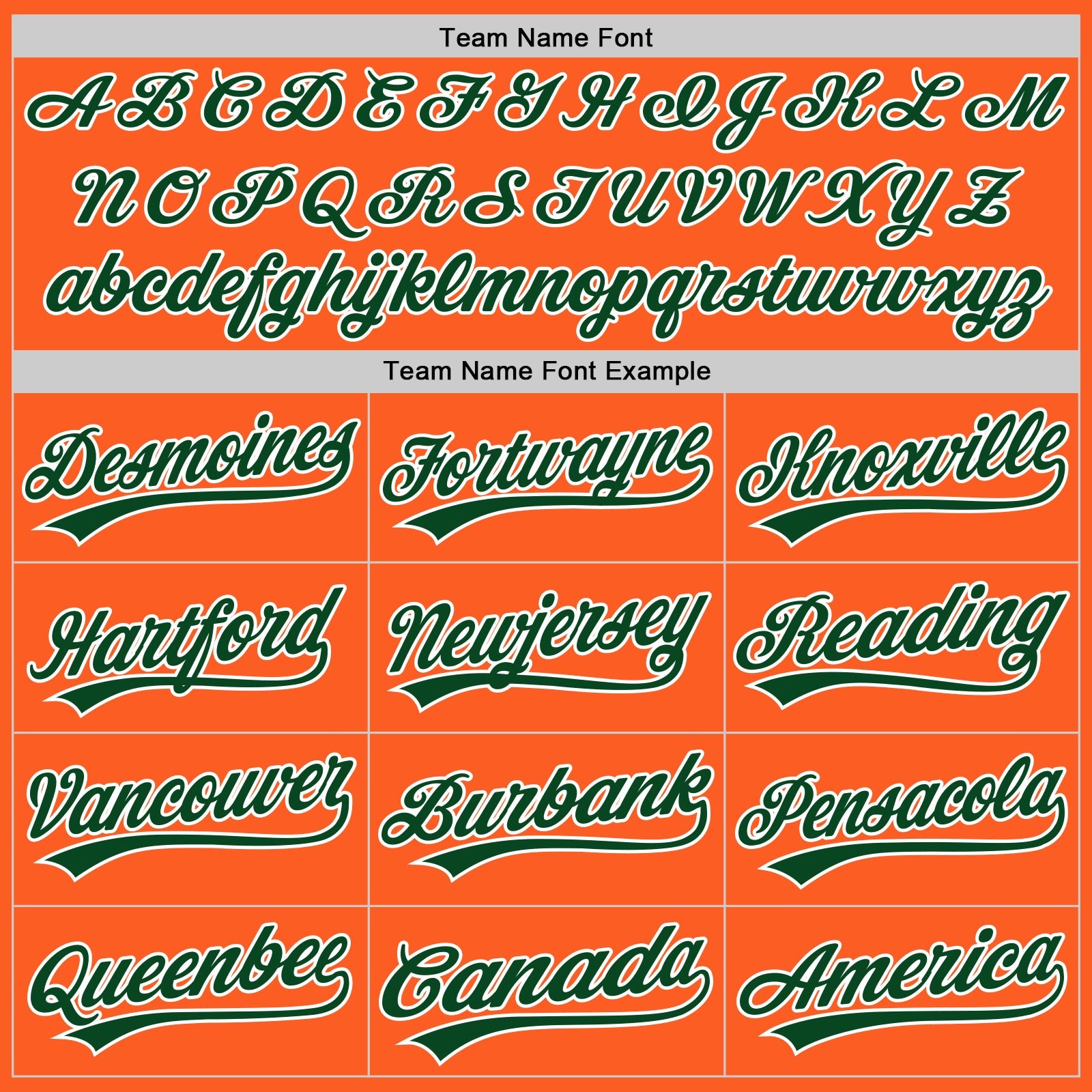 Custom Orange Green-White Authentic Throwback Baseball Jersey view 4