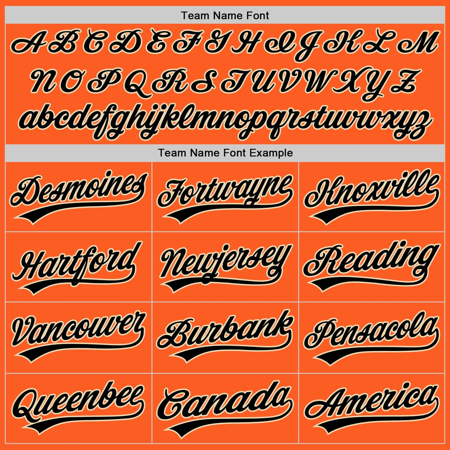 Custom Orange Black-Cream Authentic Throwback Baseball Jersey view 4