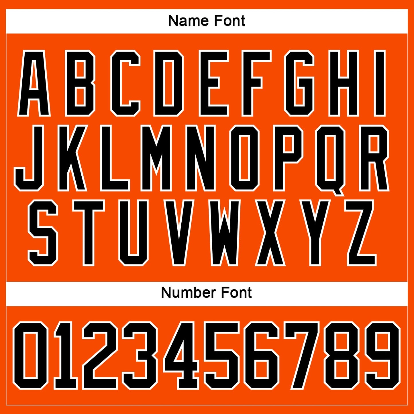 Custom Orange Black-White Hockey Lace Neck Jersey view 5