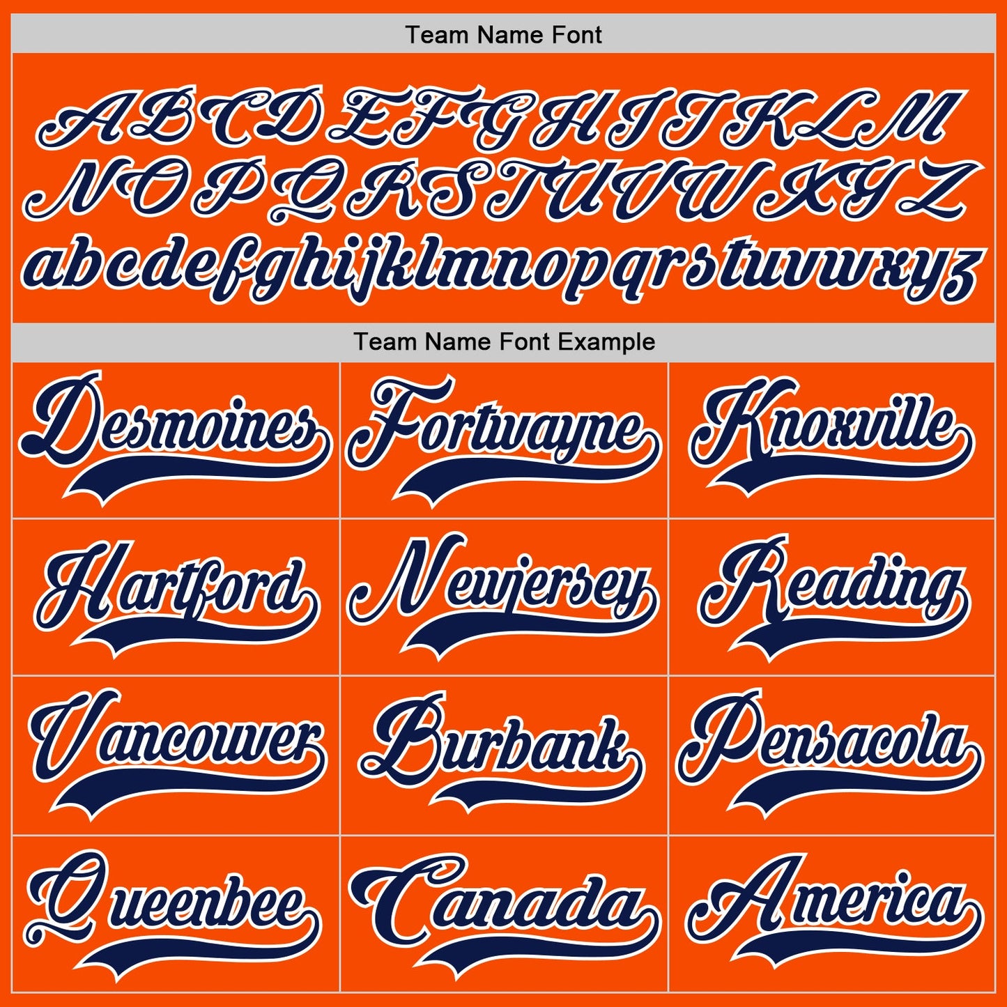 Custom Orange Navy-White Hockey Lace Neck Jersey view 4