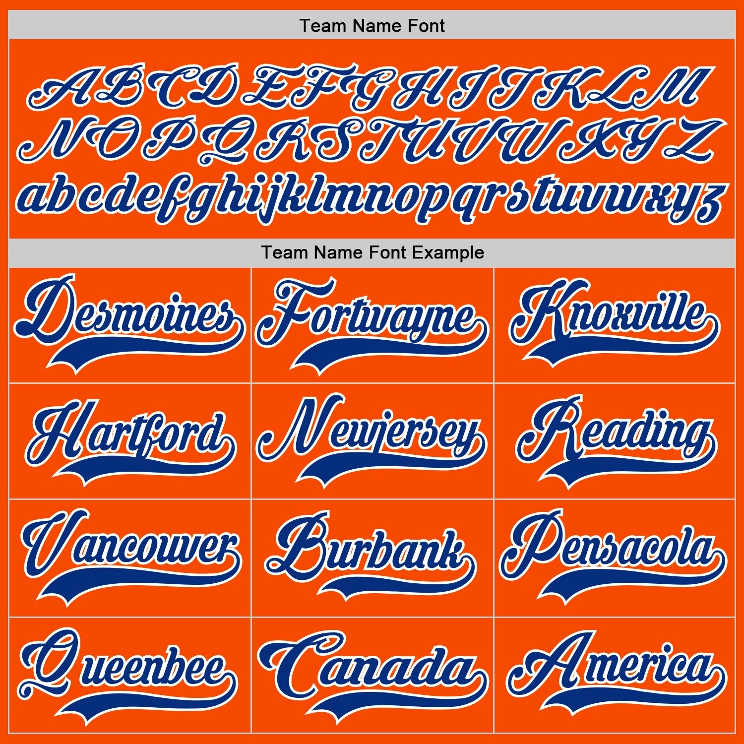 Custom Orange Royal-White Hockey Lace Neck Jersey view 4