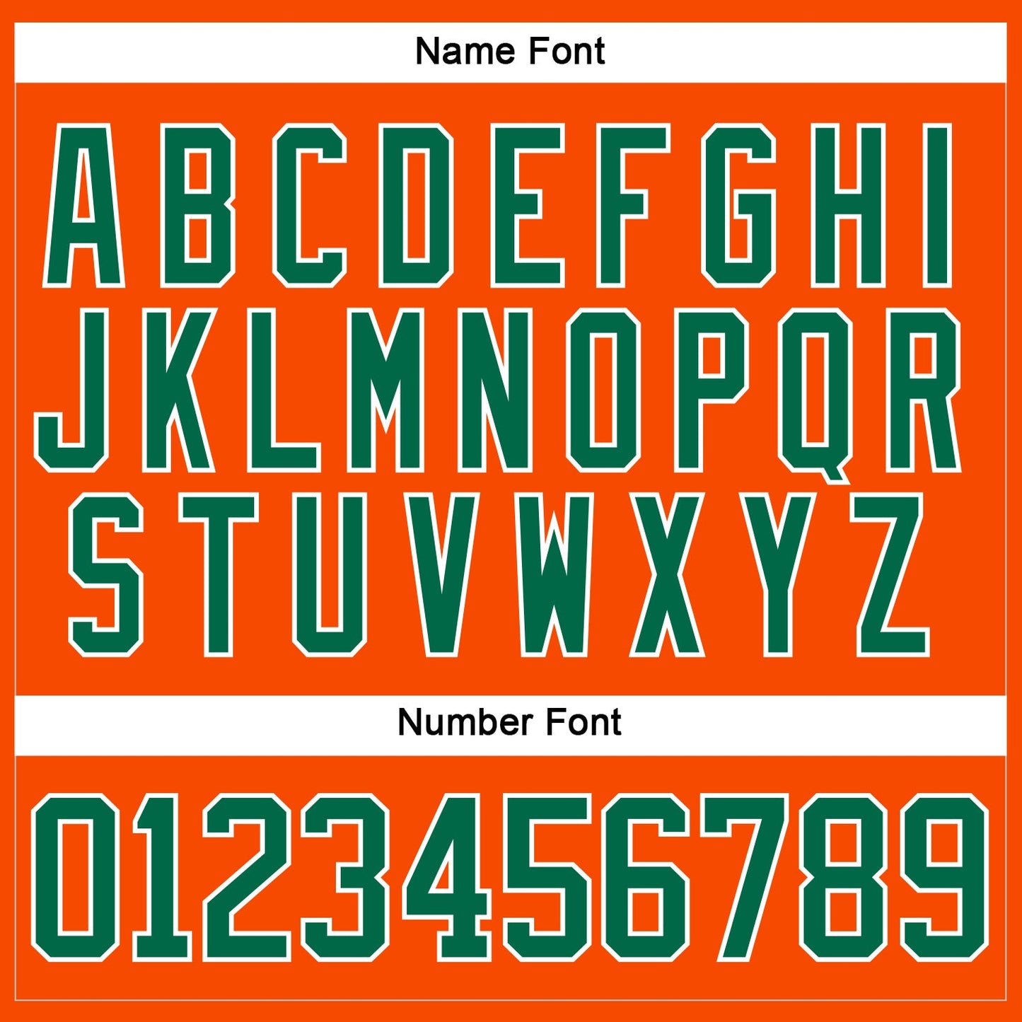 Custom Orange Kelly Green-White Hockey Lace Neck Jersey view 5