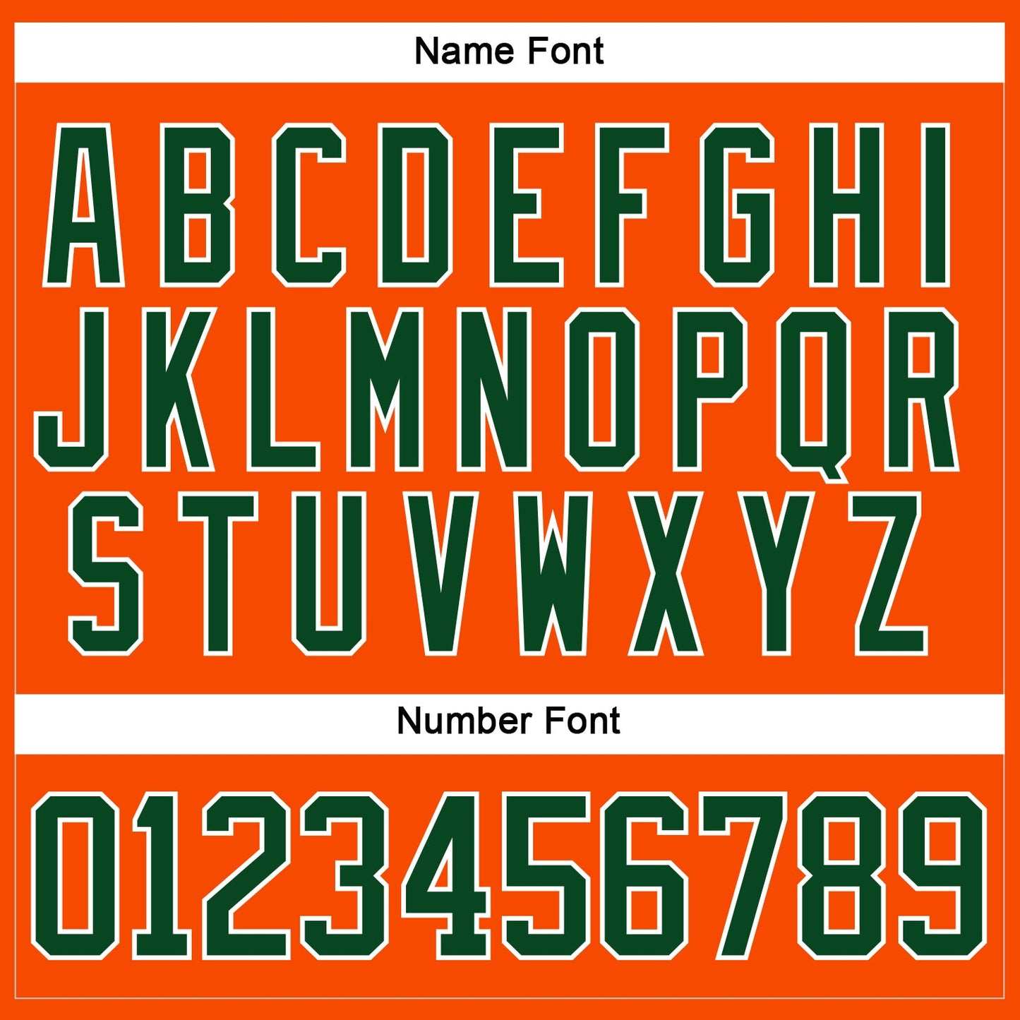 Custom Orange Green-White Hockey Lace Neck Jersey view 5