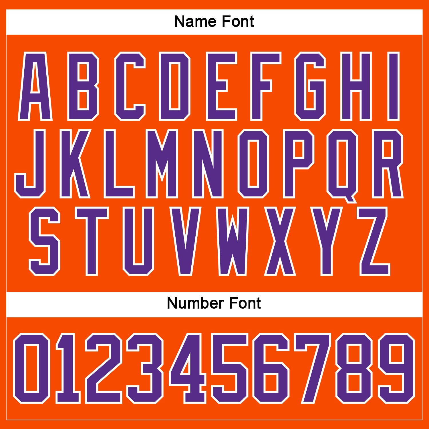 Custom Orange Purple-White Hockey Lace Neck Jersey view 5
