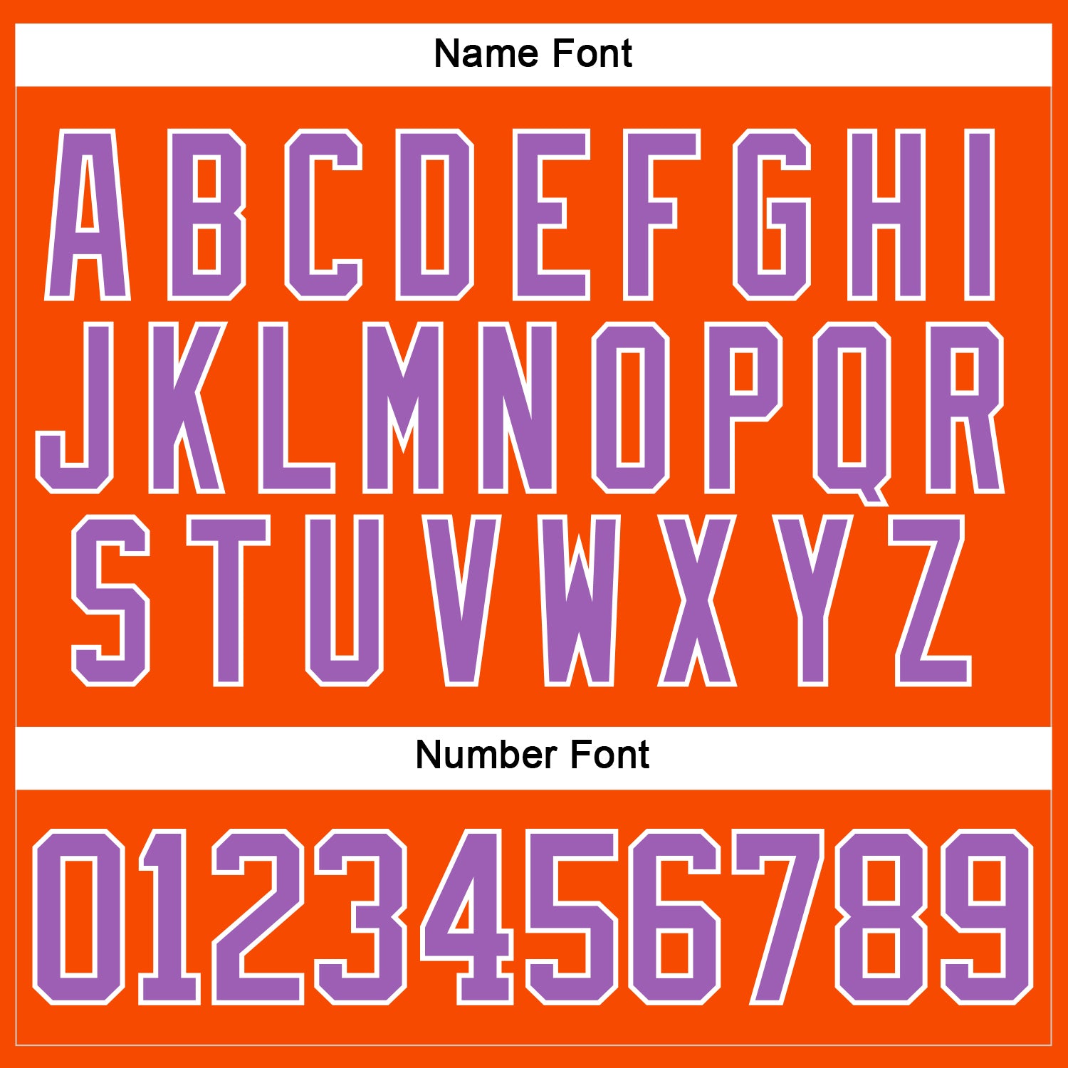 Custom Orange Medium Purple-White Hockey Lace Neck Jersey view 5
