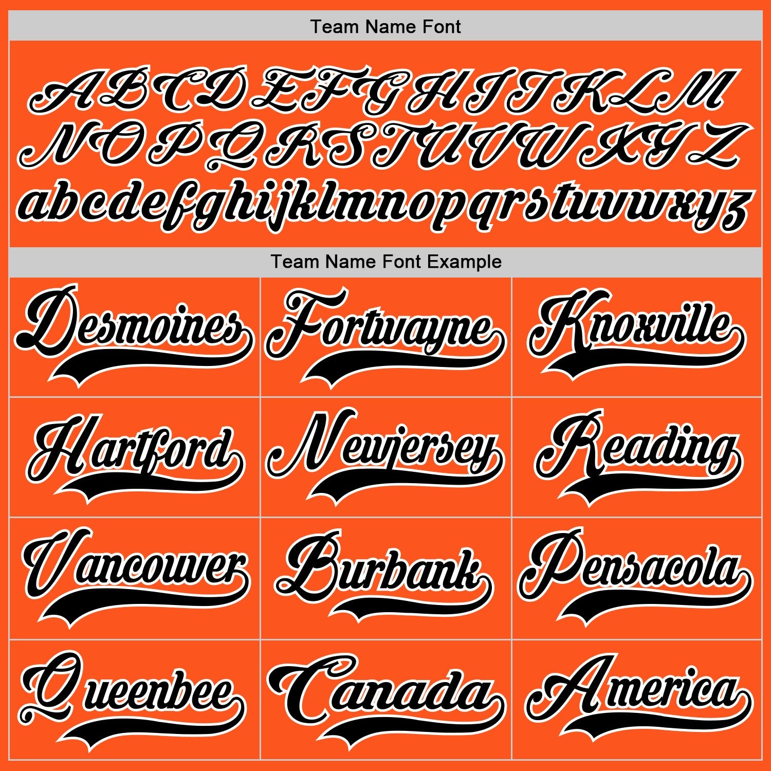Custom Orange Black-White Hockey Jersey view 4