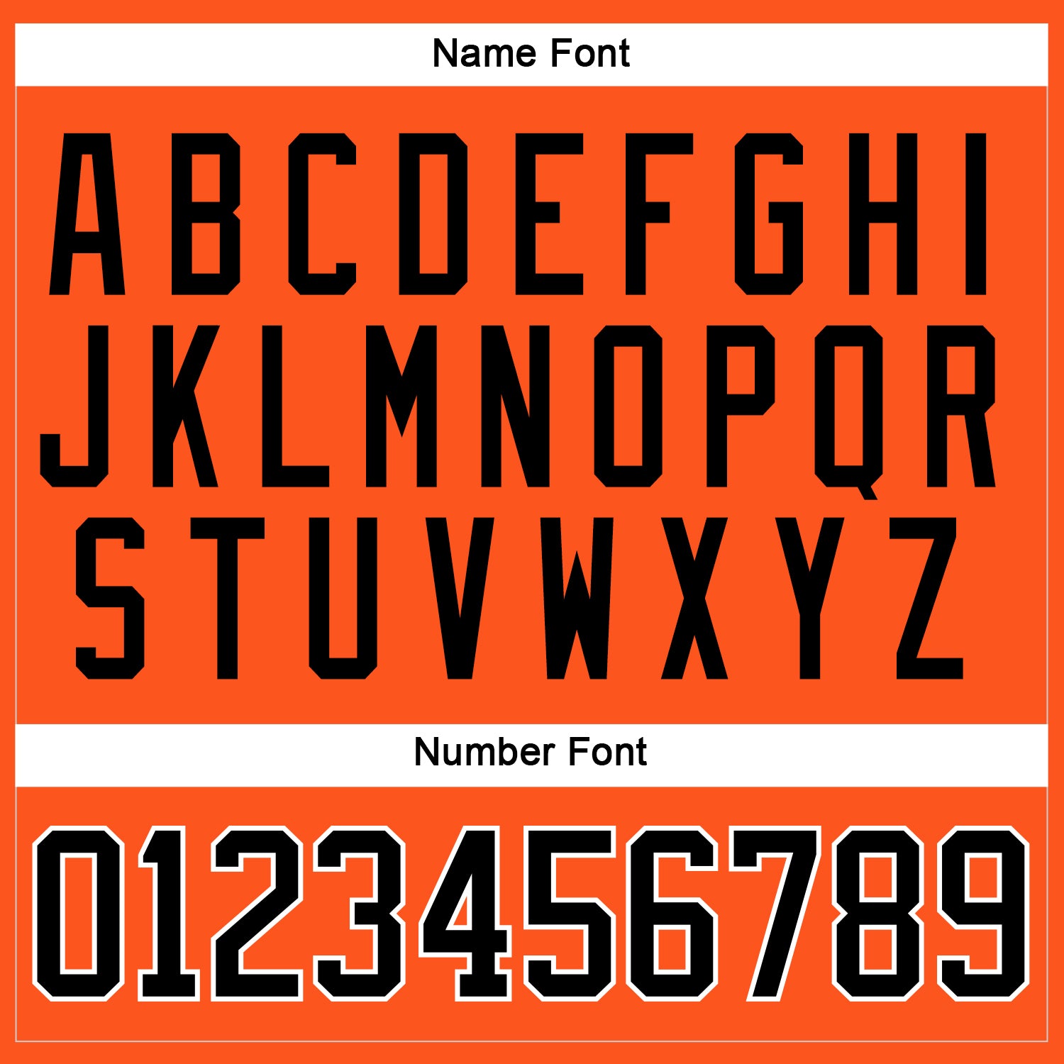 Custom Orange Black-White Hockey Jersey view 5