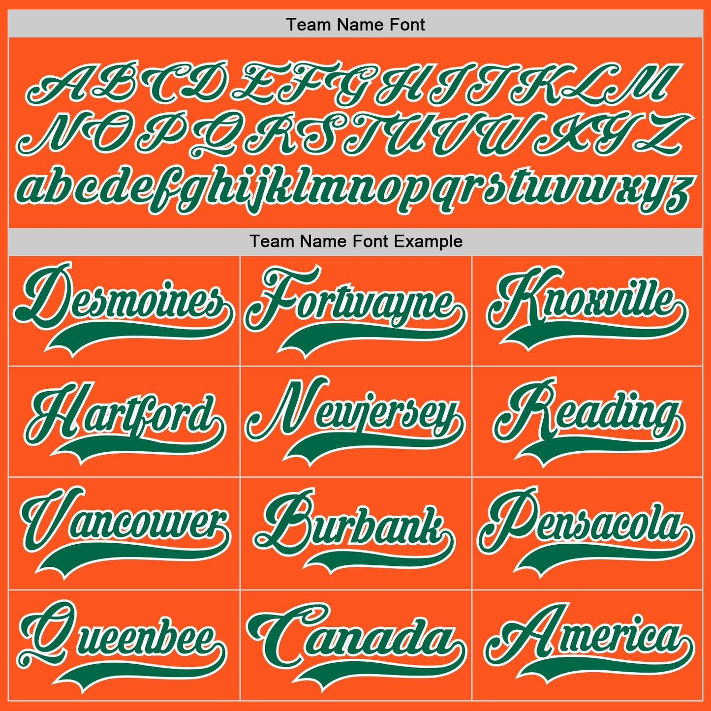 Custom Orange Kelly Green-White Hockey Jersey view 4